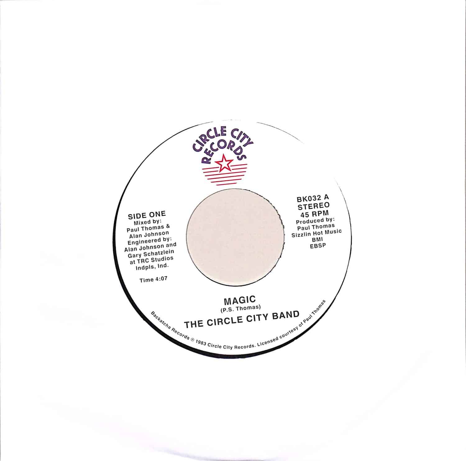 The Circle City Band - MAGIC / MY PLACE 