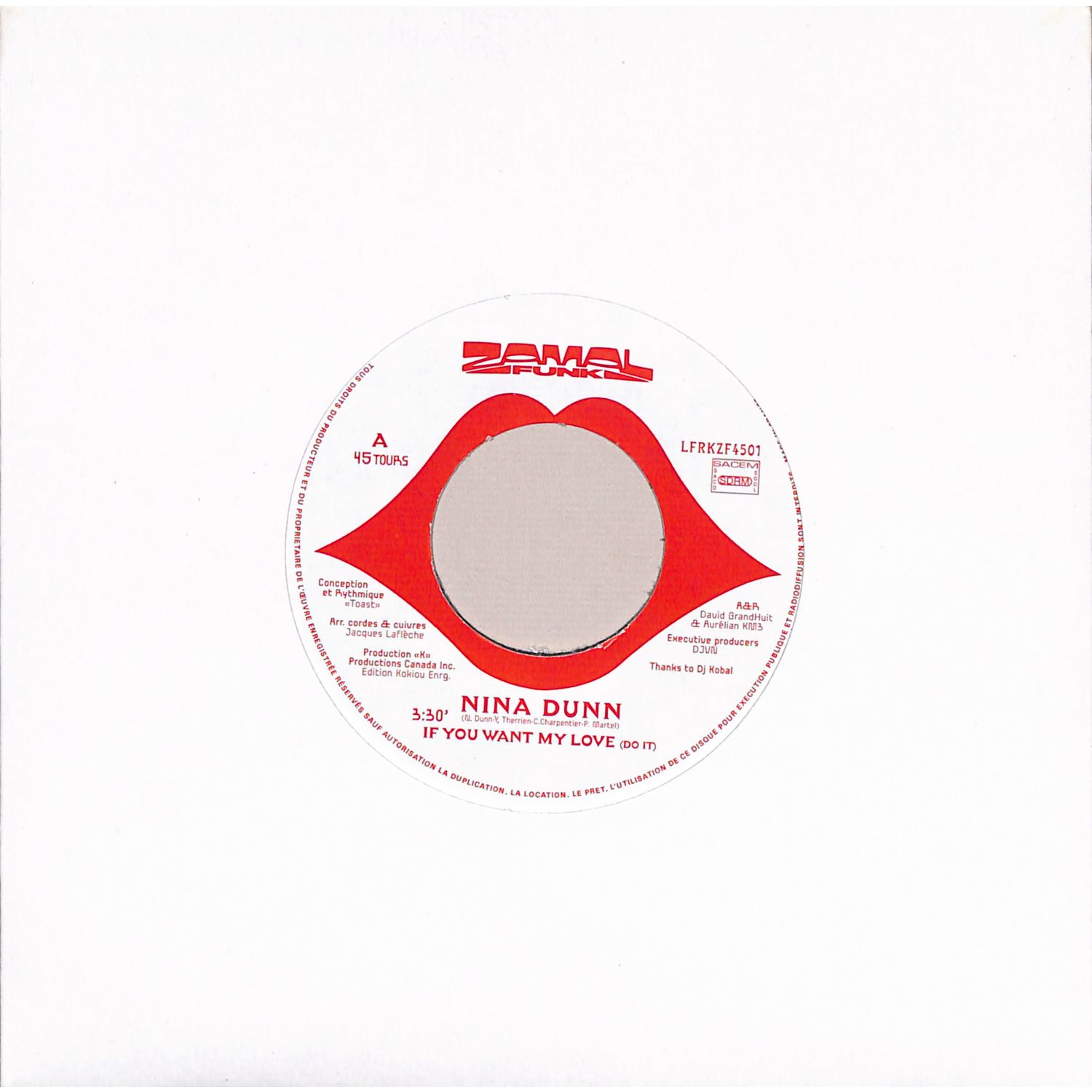 Nina Dunn - IF YOU WANT MY LOVE / STAY AND DANCE 