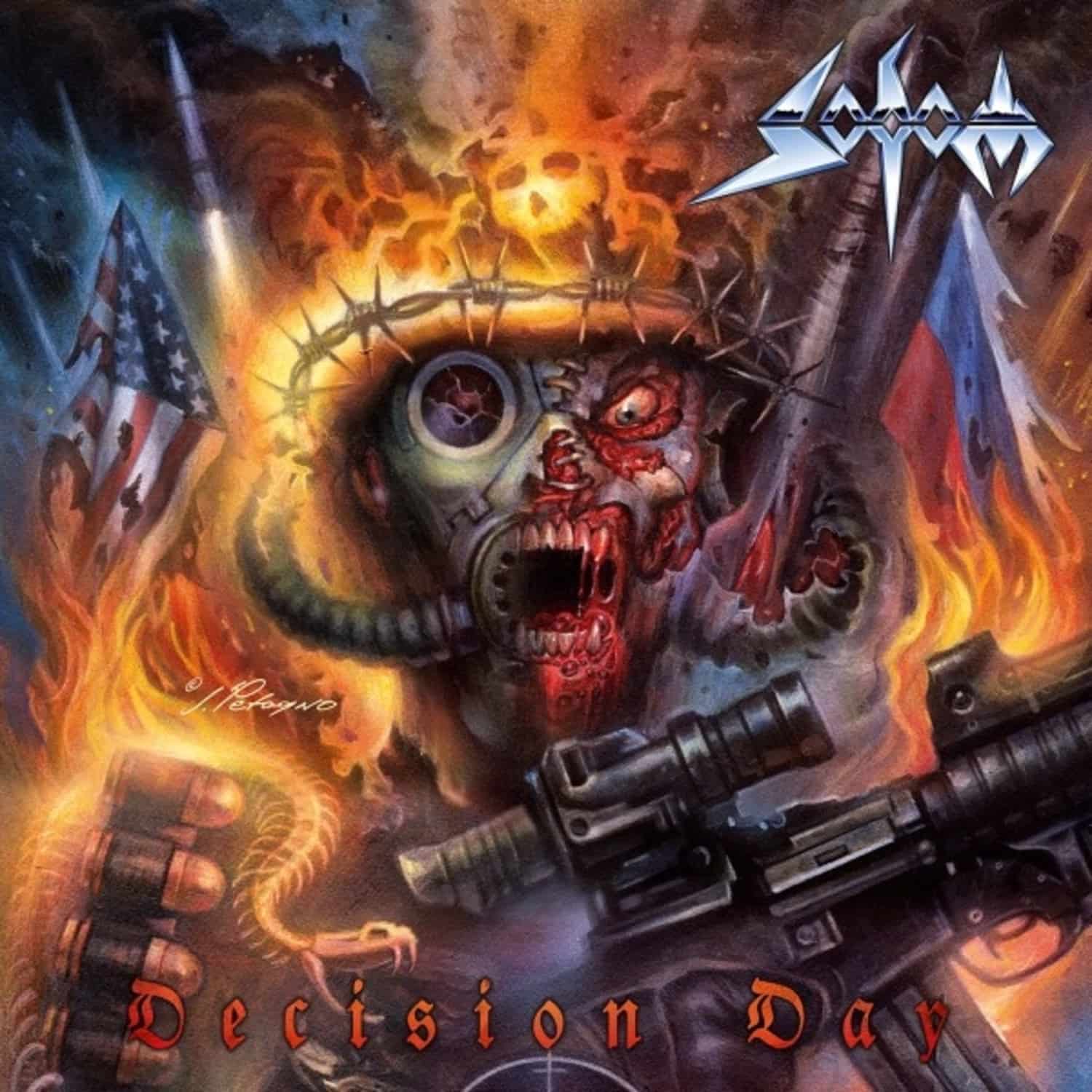 Sodom - DECISION DAY - MARBELED YELLOW RED 