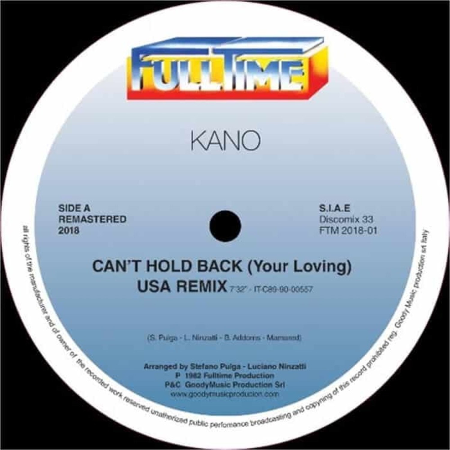 Kano / Jimmy Ross - CAN T HOLD BACK 