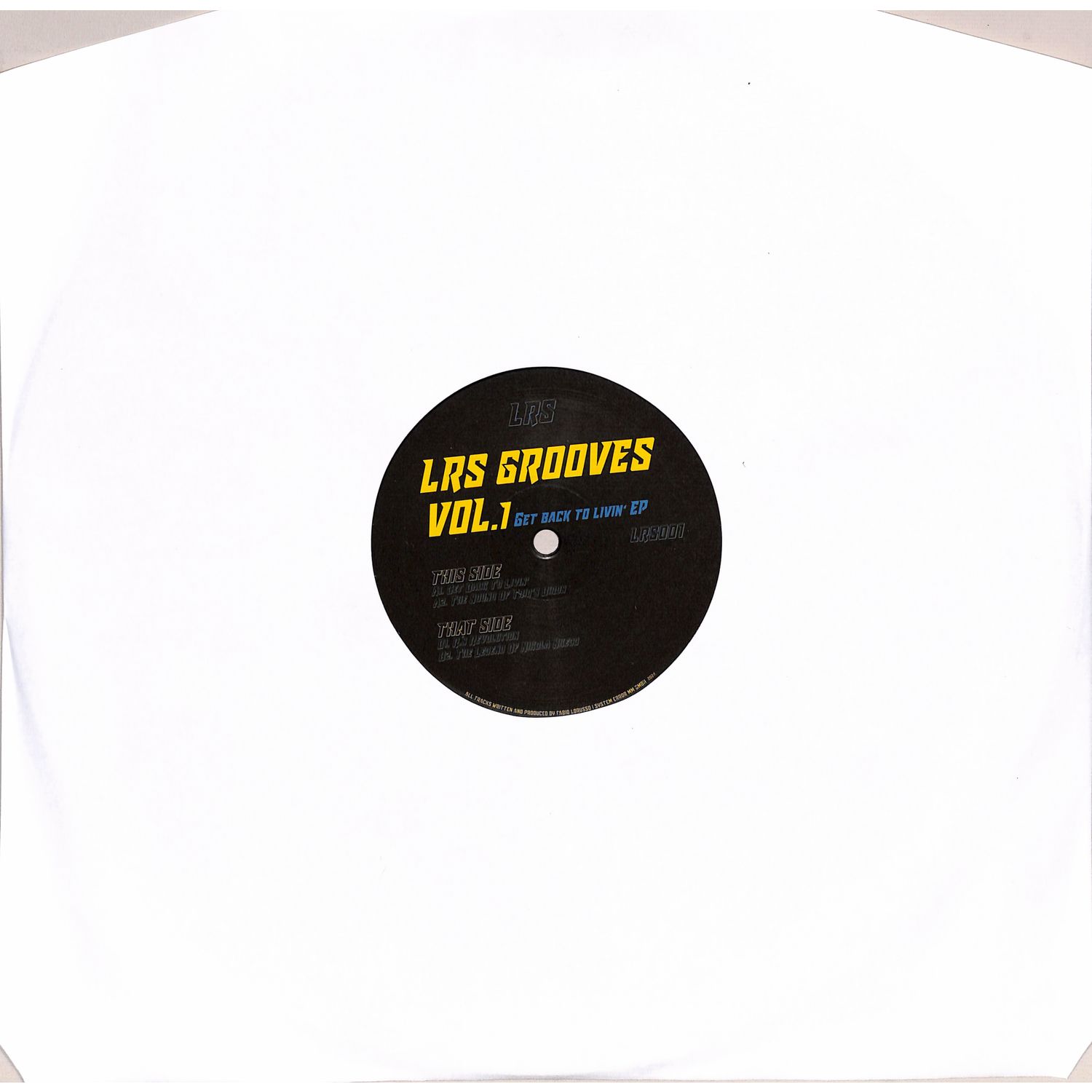 LRS - VOL. 1 - GET BACK TO LIVIN EP