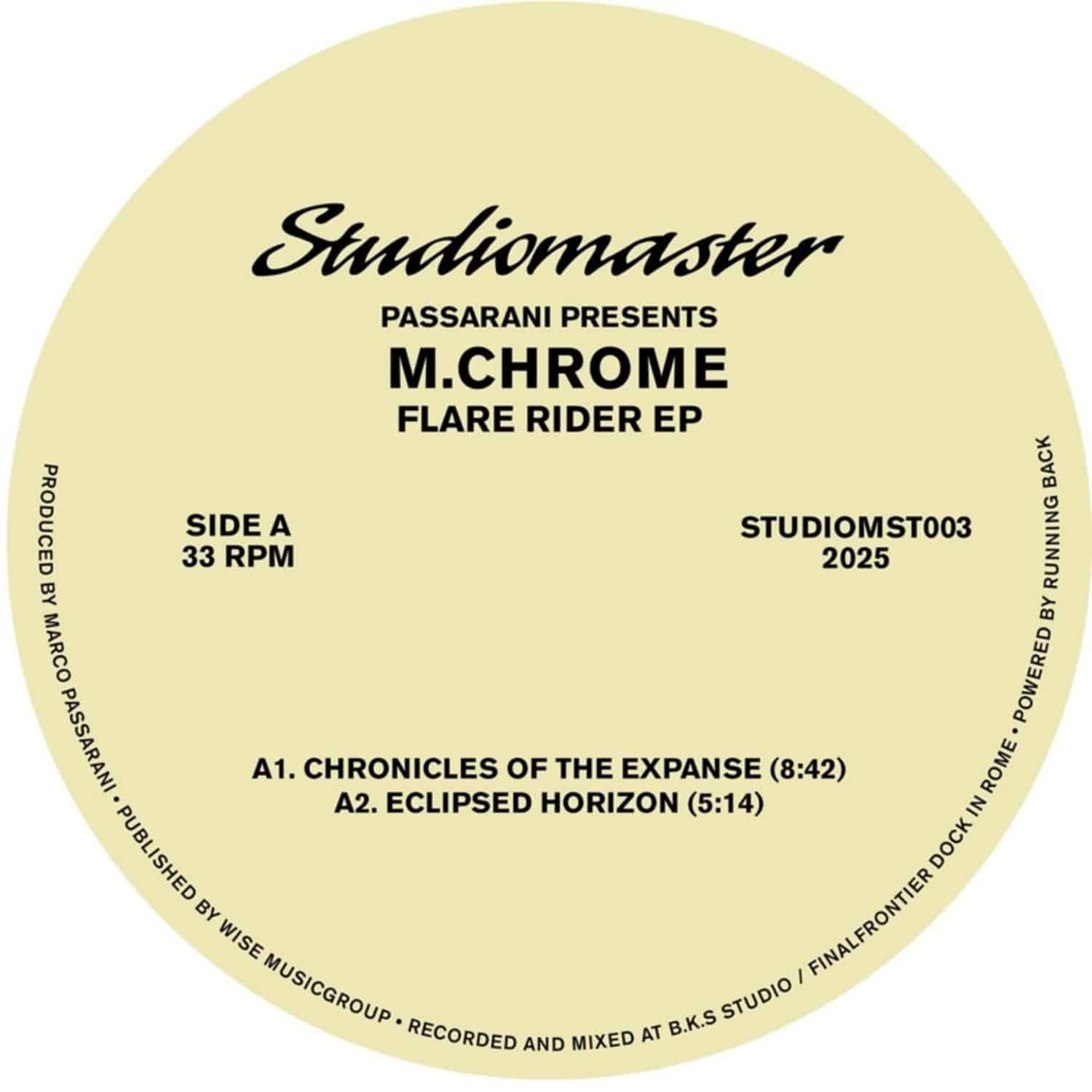Passarani presents M.Chrome - FLARE RIDER