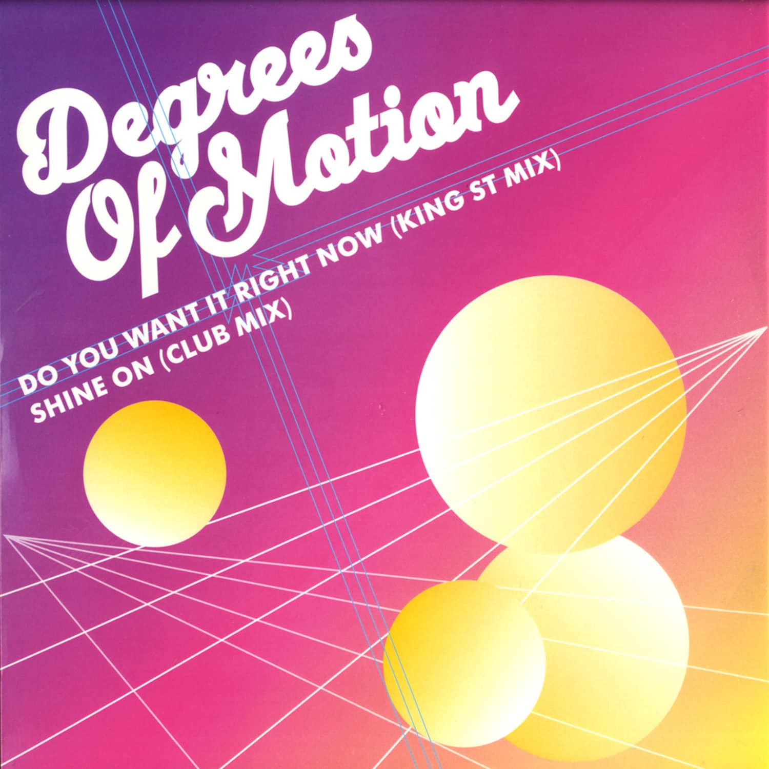 Deegrees Of Motion - DO YOU WANT IT RIGHT NOW