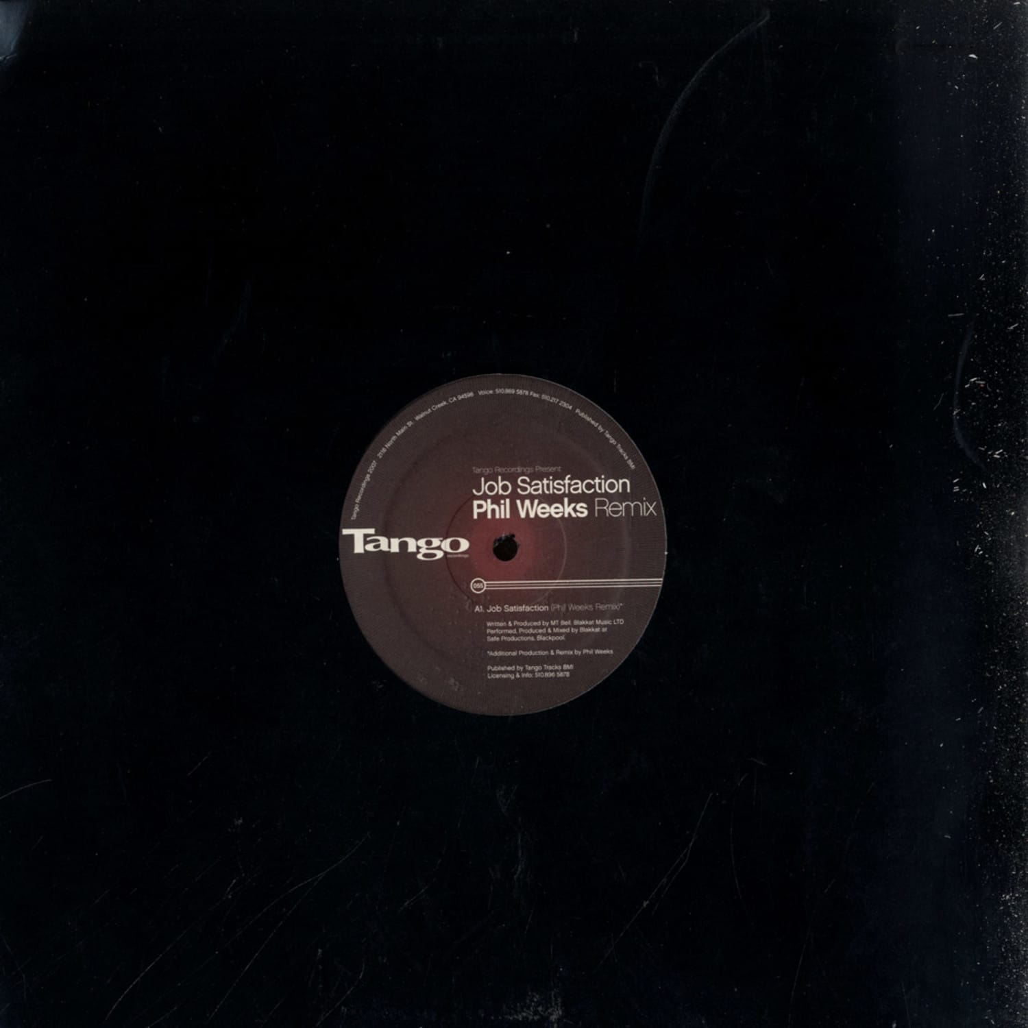 Blakkat - JOB SATISFACTION - Phil Weeks & Dj Buck Remixes