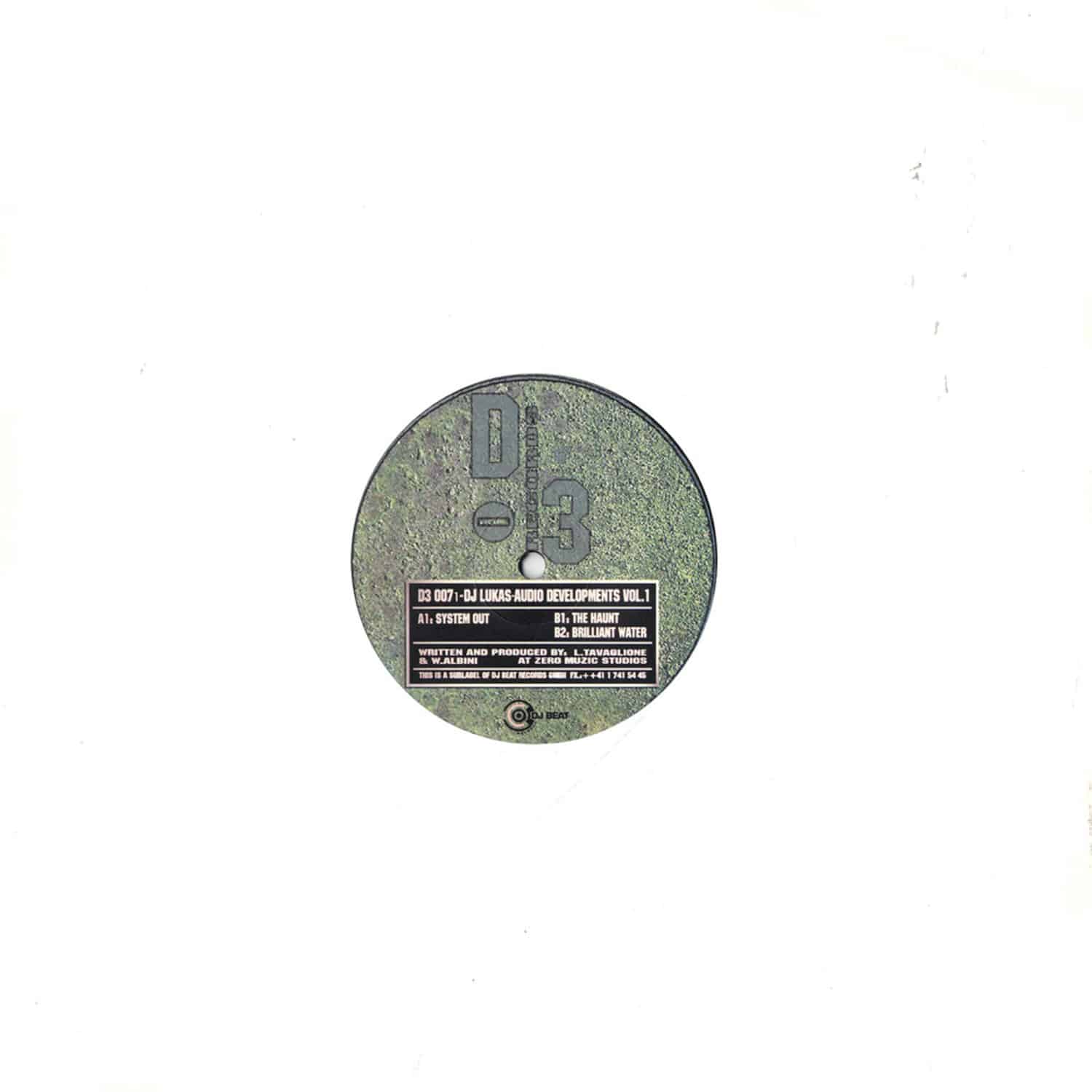 DJ Lukas - AUDIO DEVELOPMENTS VOL 1