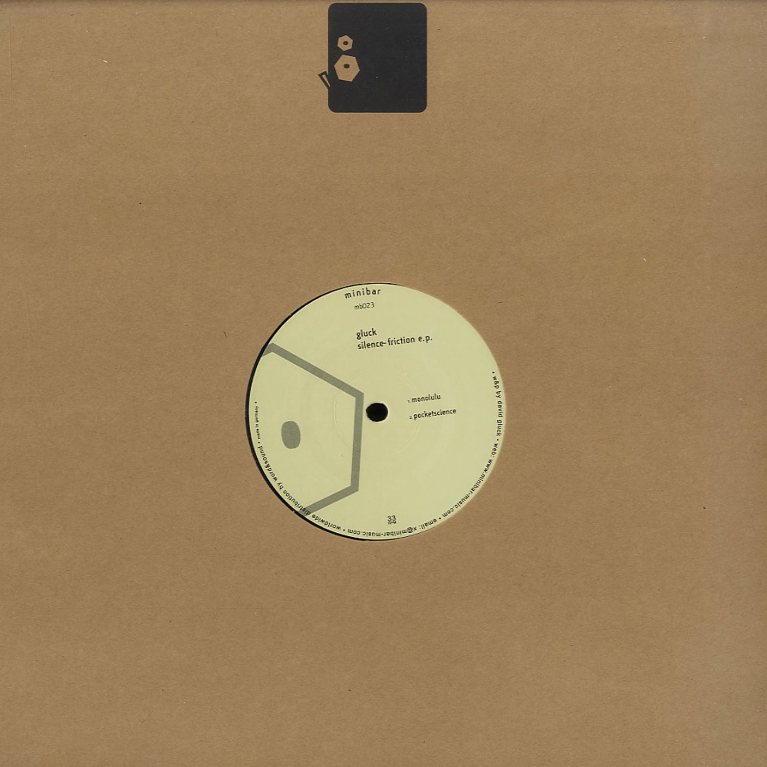 Gluck - SILENT FRICTION EP