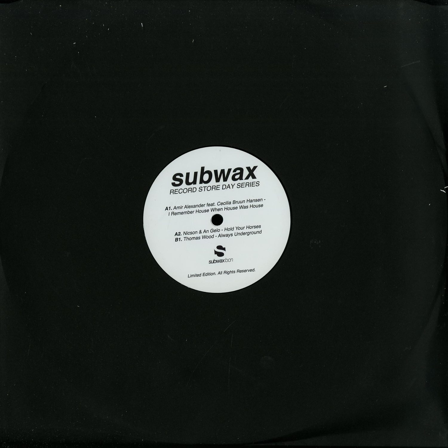 Amir Alexander / Thomas Wood / Nicson & An Gelo - SUBWAX RECORD STORE DAY SERIES 2015 