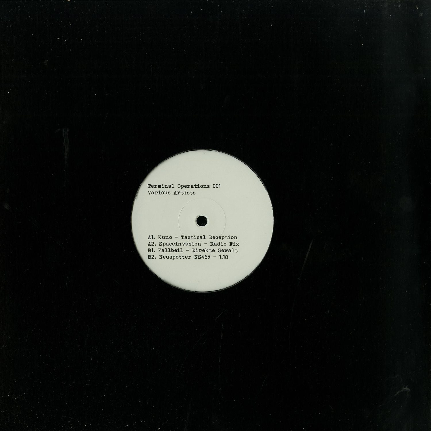 Various Artists - TERMINAL OPERATIONS 001