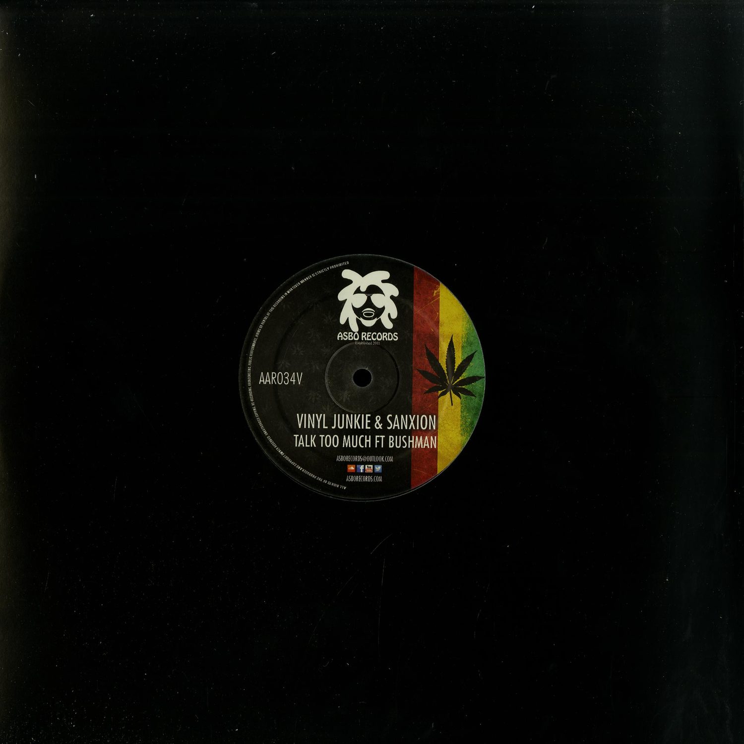 Vinyl Junkie & Sanxion ft. Bushman - TALK TO MUCH