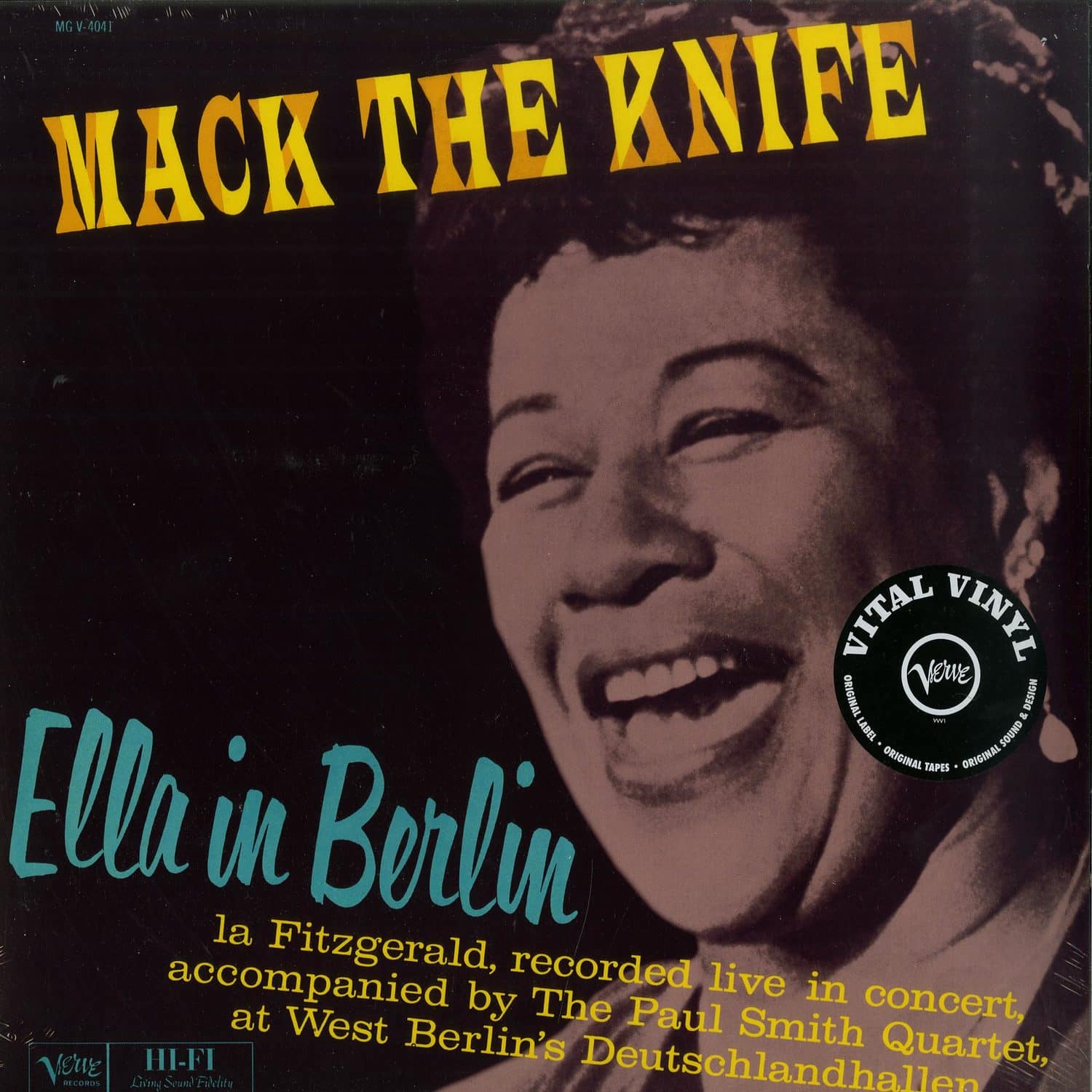 Ella Fitzgerald - MACK THE KNIFE - ELLA IN BERLIN 