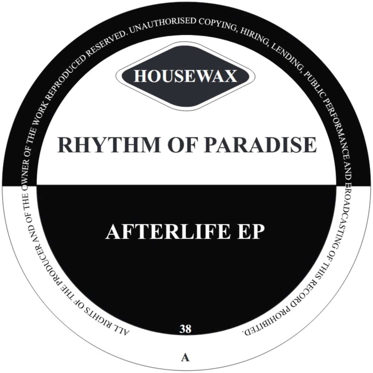 Rhythm Of Paradise - AFTERLIFE EP 