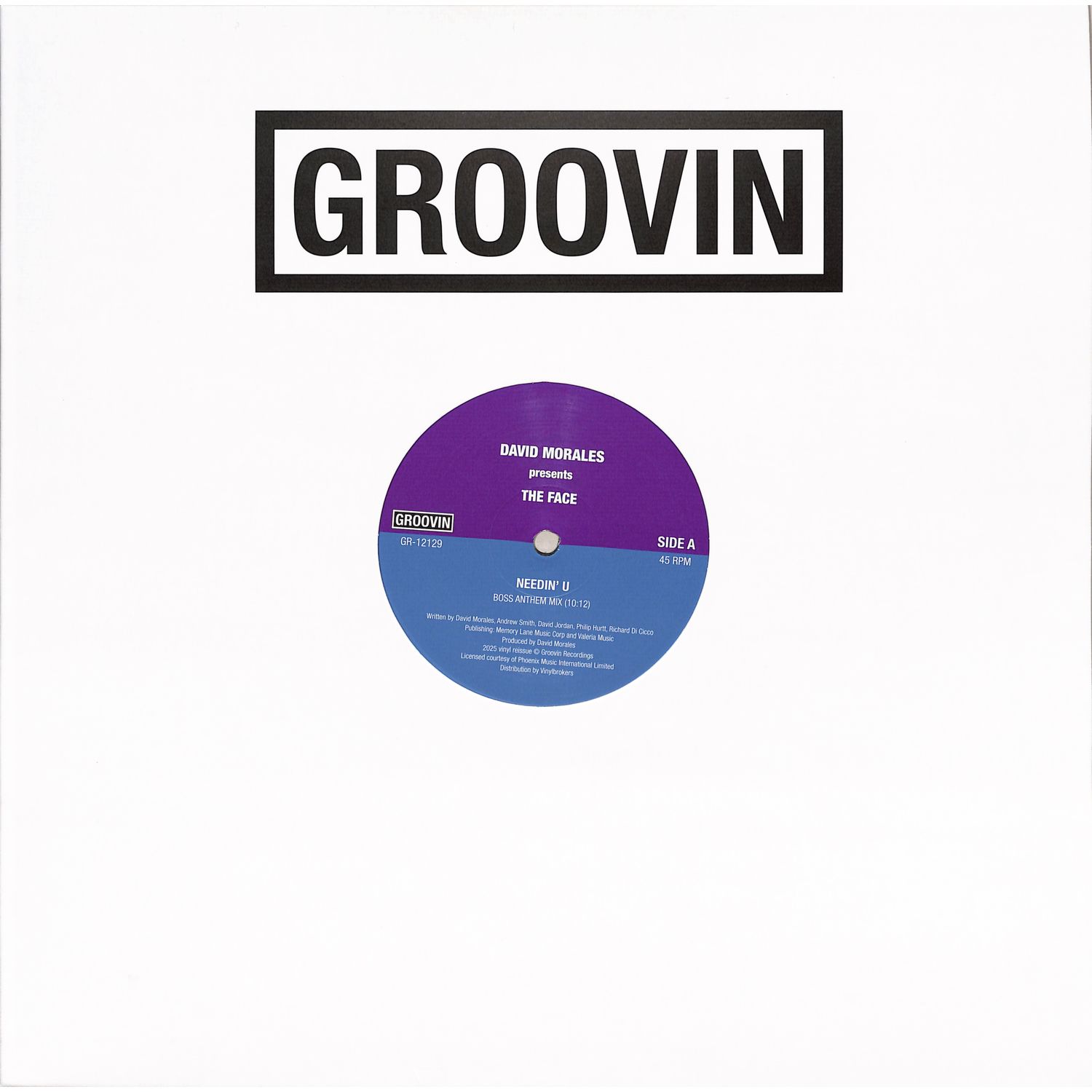 David Morales pres. The Face - NEEDIN U