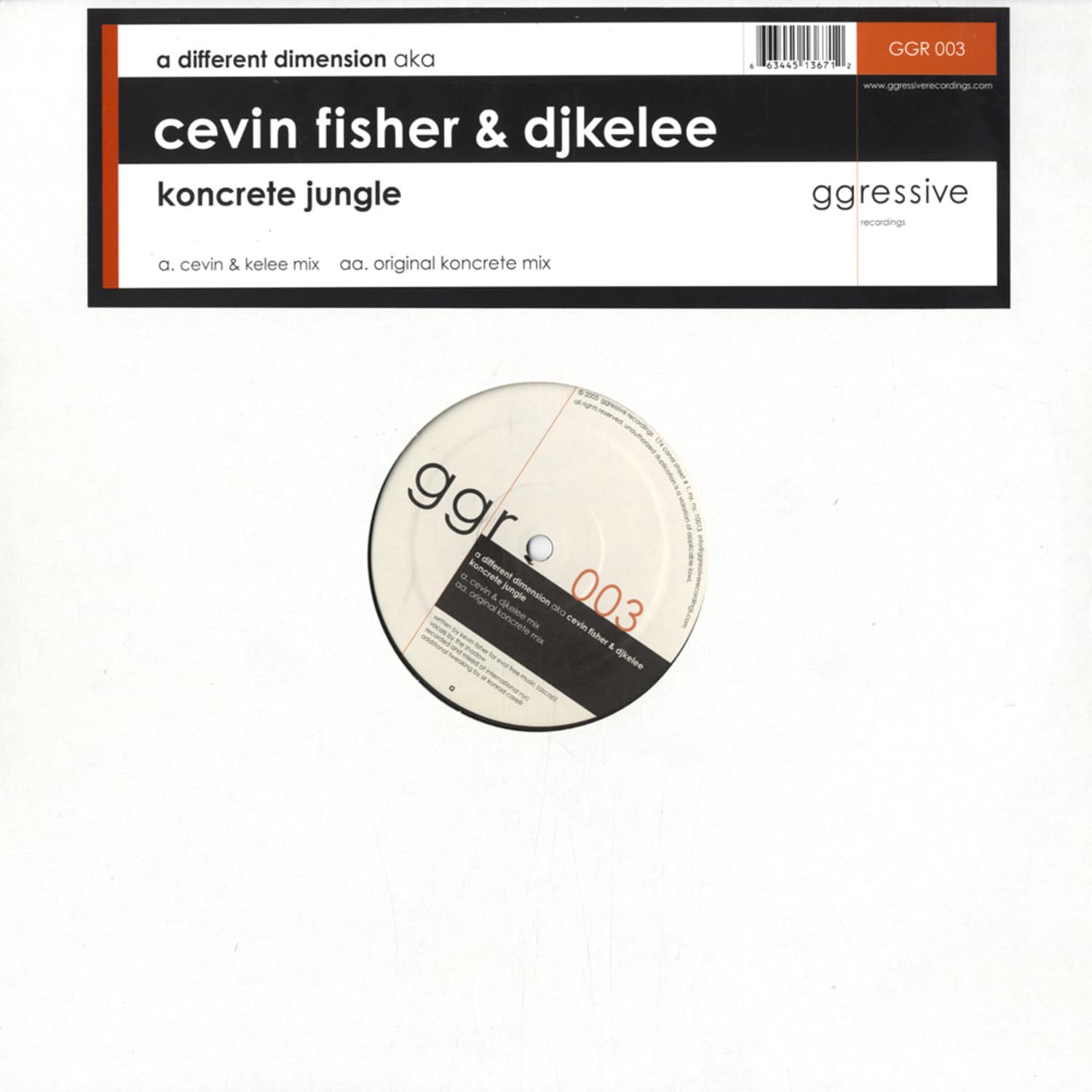 Cevin Fisher - KONGRETE JUNGLE
