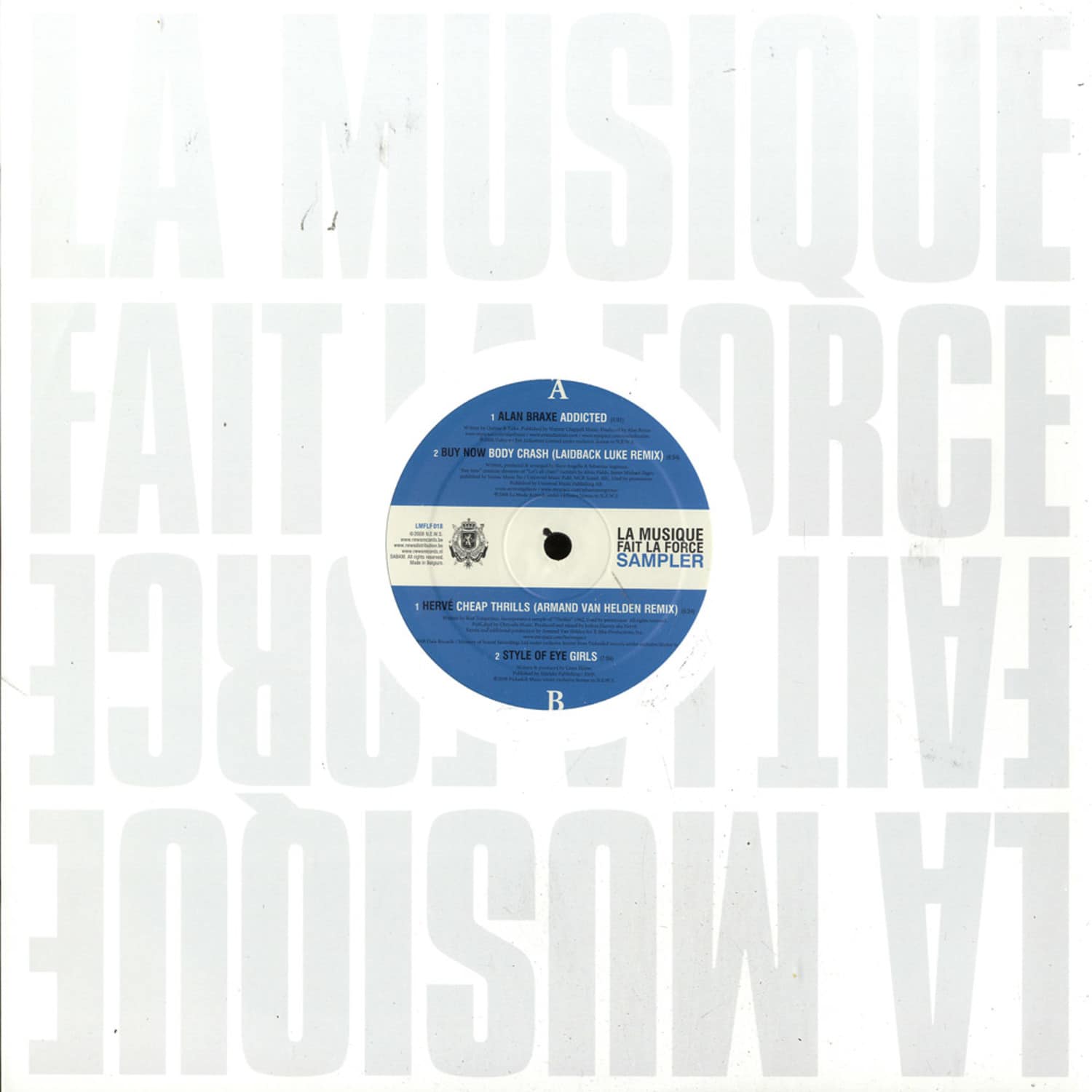 Various - LA MUSIQUE FAIT LA FORCE SAMPLER