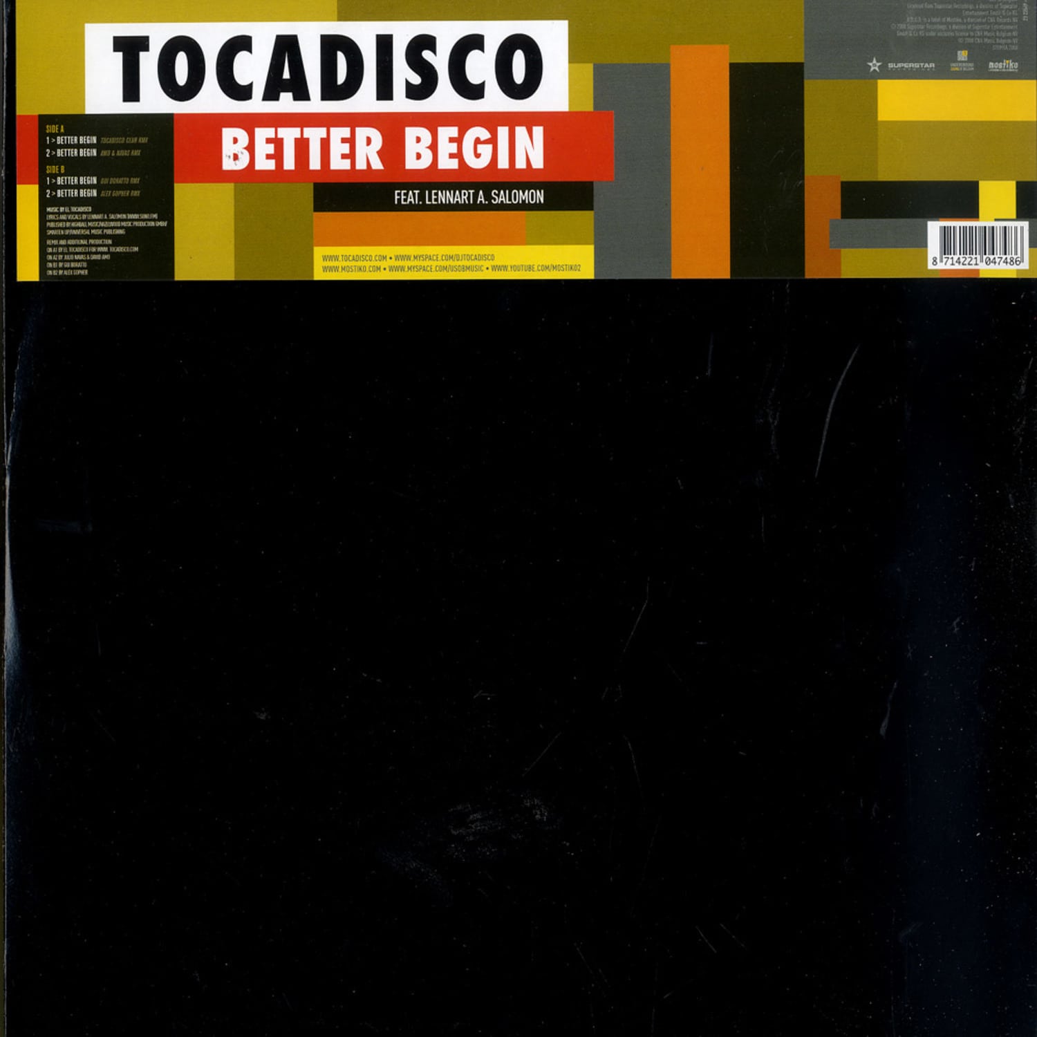 Tocadisco - BETTER BEGIN FT. LENNART A. SOLOMON