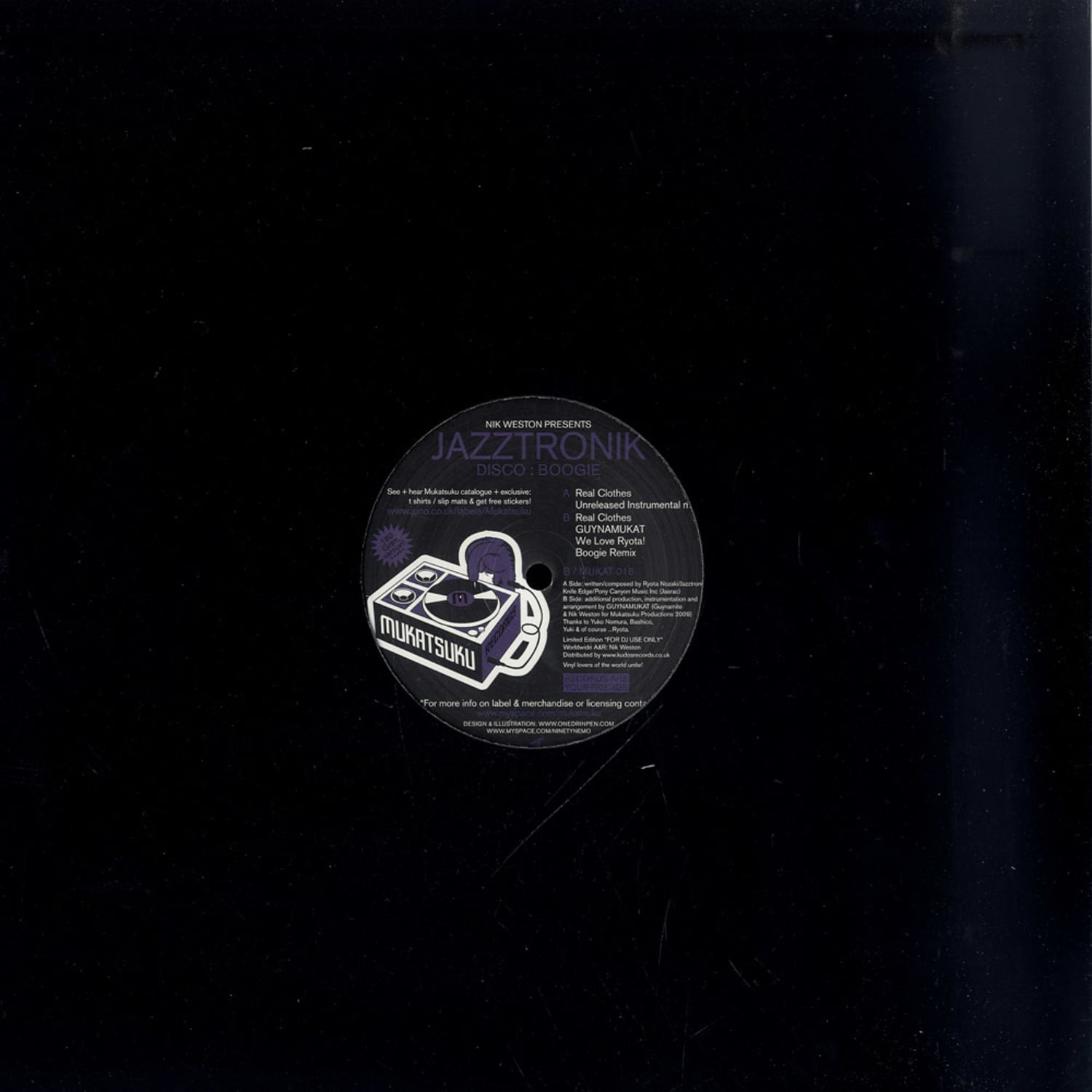 Nik Weston pres Jazztronik - DISCO BOOGIE