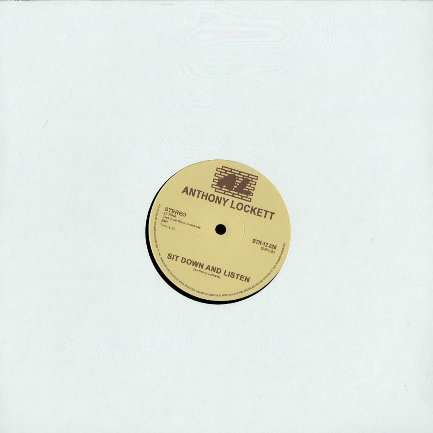 Anthony Lockett - DECISIONS / SIT DOWN AND LISTEN