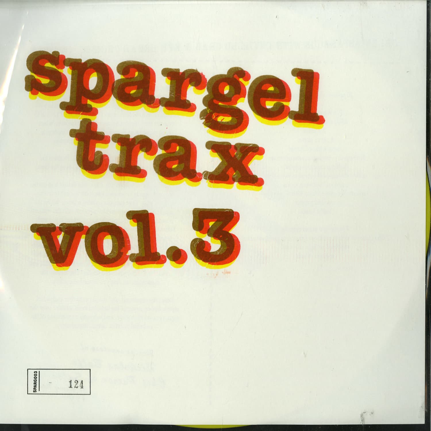 Various Artists - SPARGEL TRAX VOL. 3 