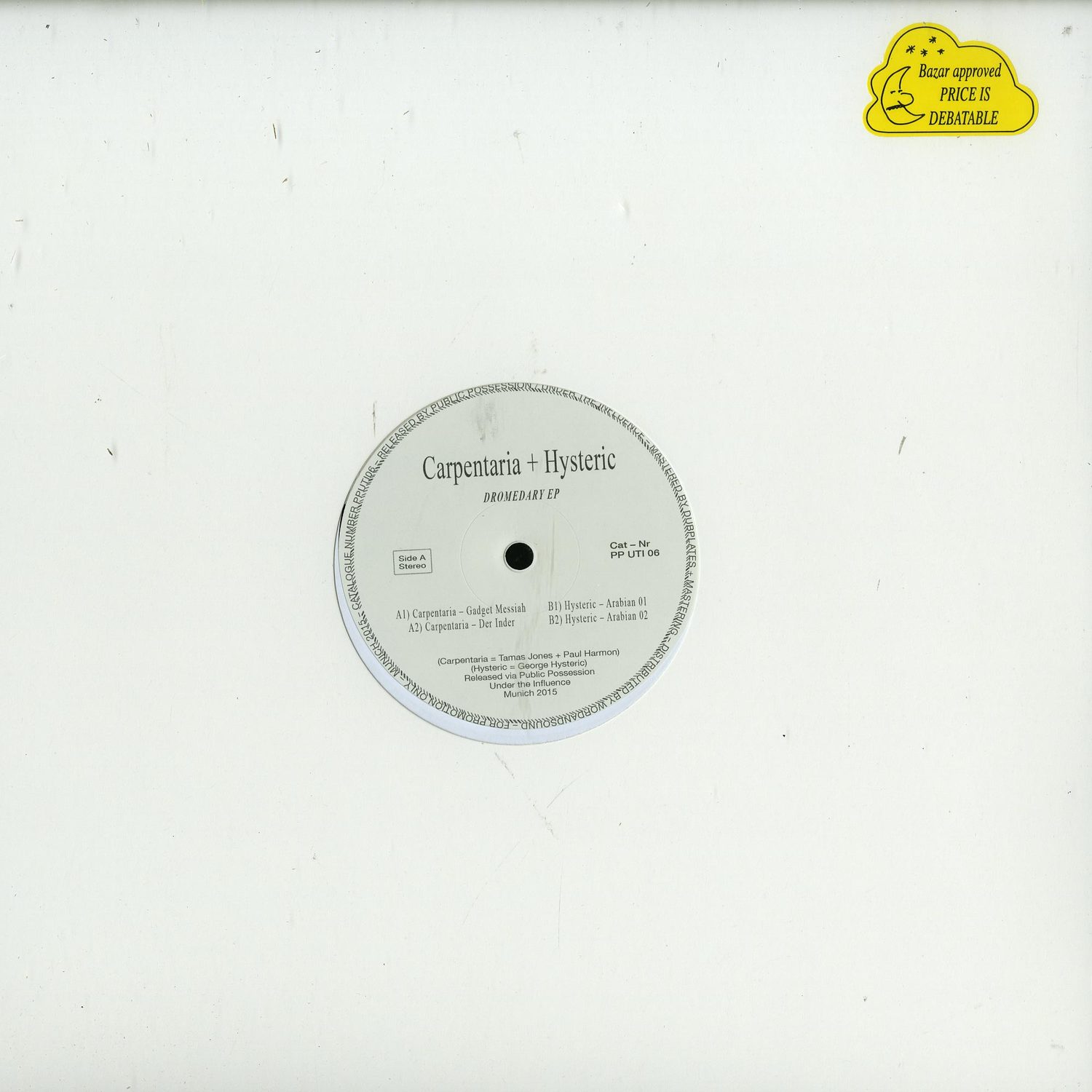 Carpentaria & Hysteric - DROMEDARY EP