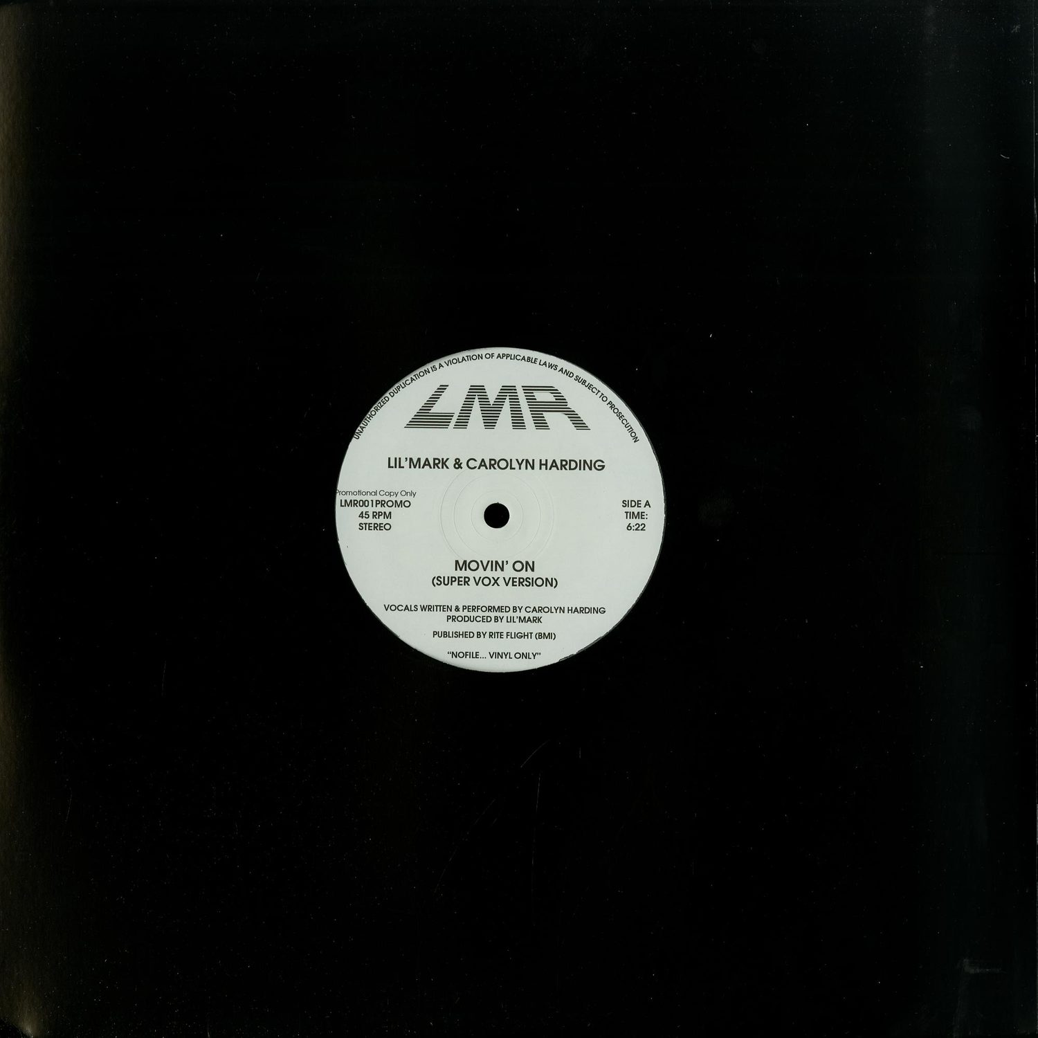 Lil Mark & Carolyn Harding - MOVING ON