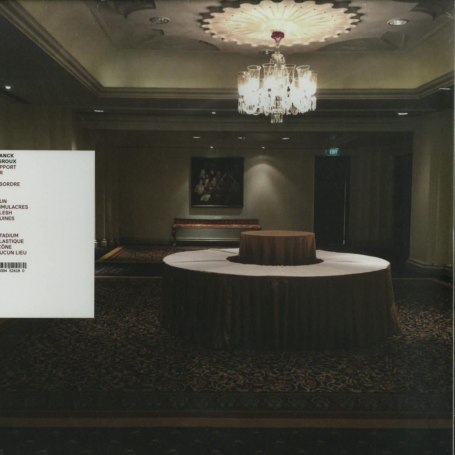 Franck Vigroux - RAPPORT SUR LE DESORDRE 