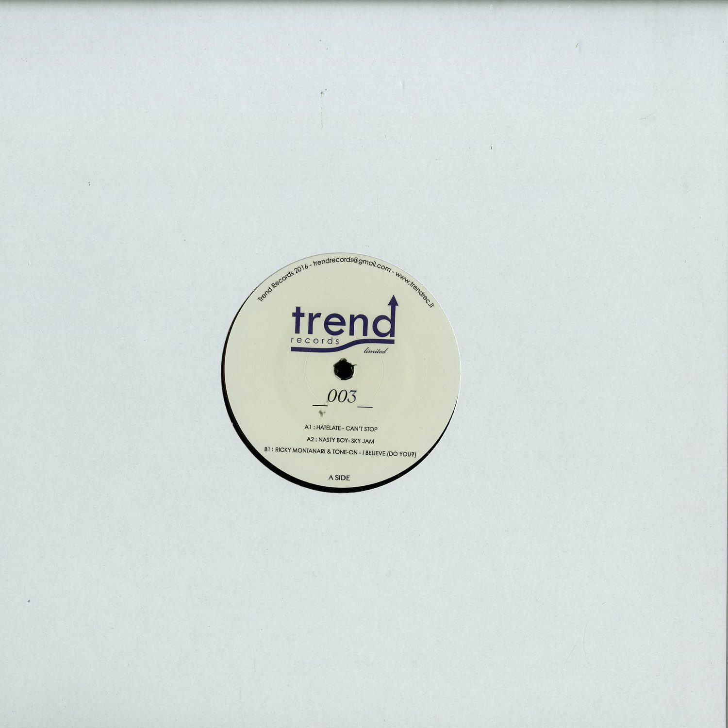 Various Artists - TREND RECORDS LIMITED 003