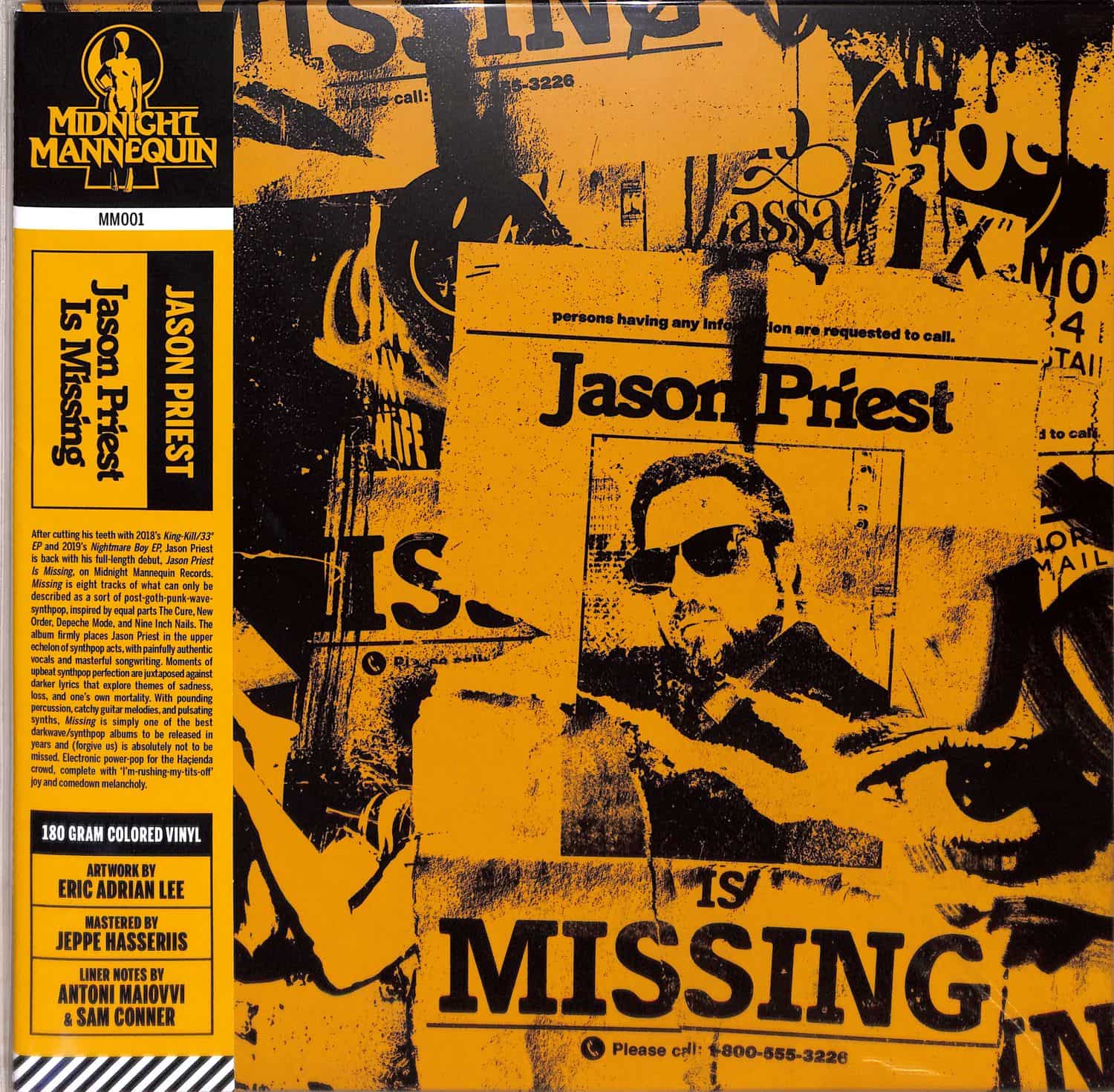 Jason Priest - JASON PRIEST IS MISSING LP