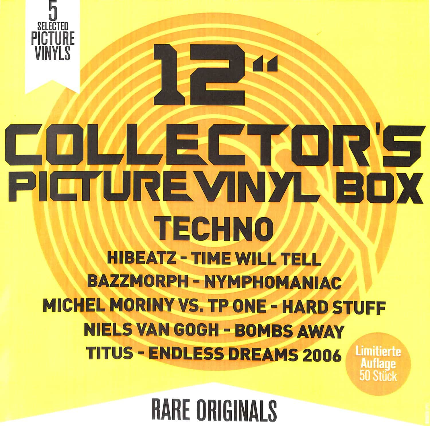 Various Artists - COLLECTORS PICTURE VINYL BOX - TECHNO 