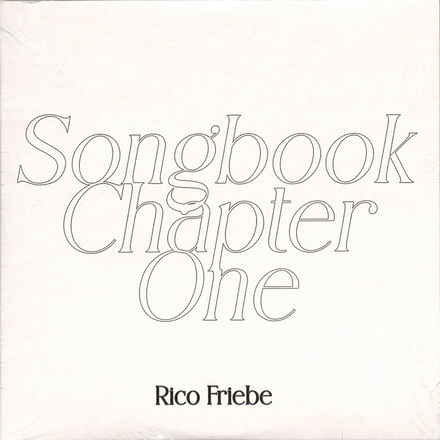 Rico Friebe - SONGBOOK / CHAPTER ONE 
