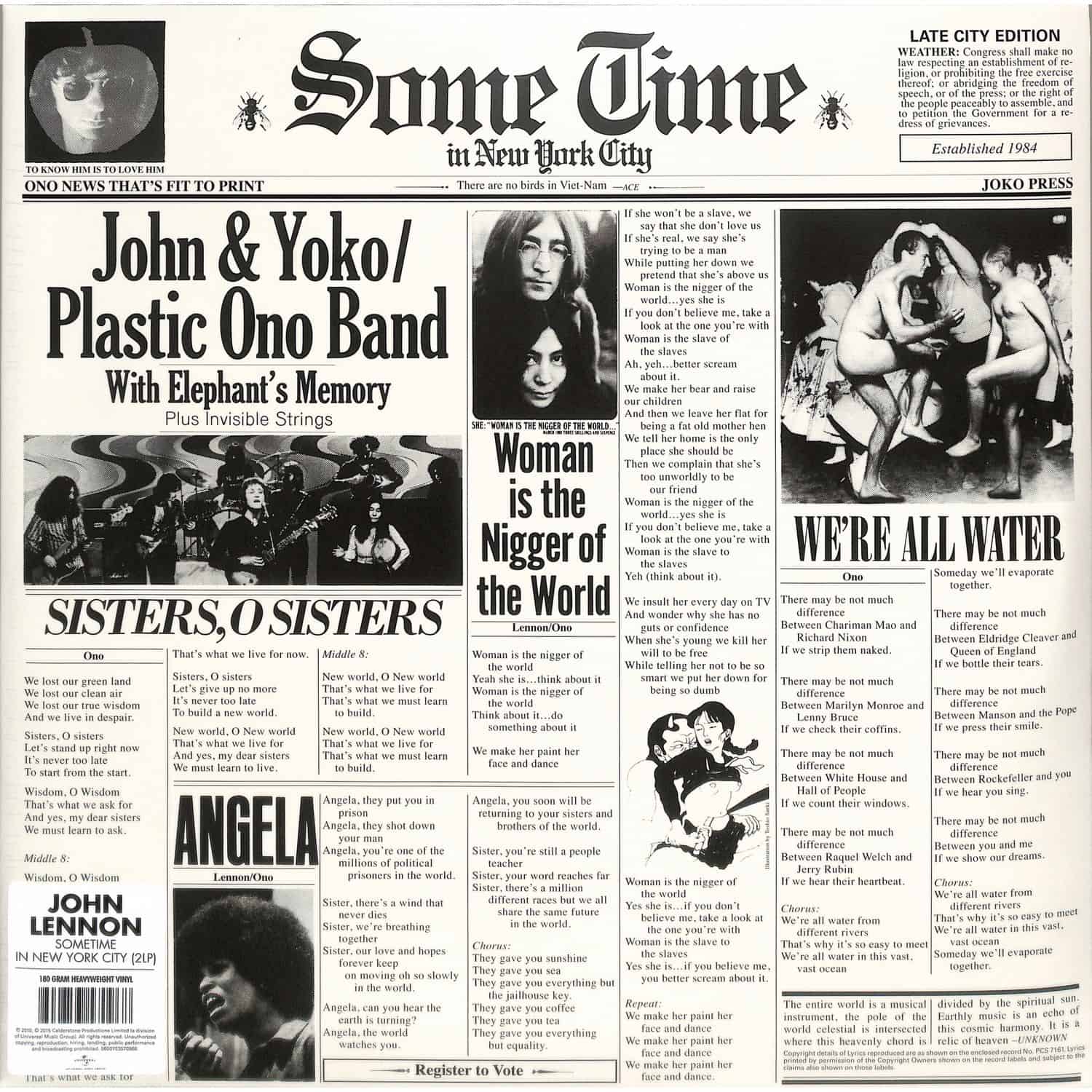 John Lennon - SOME TIME IN NEW YORK CITY 