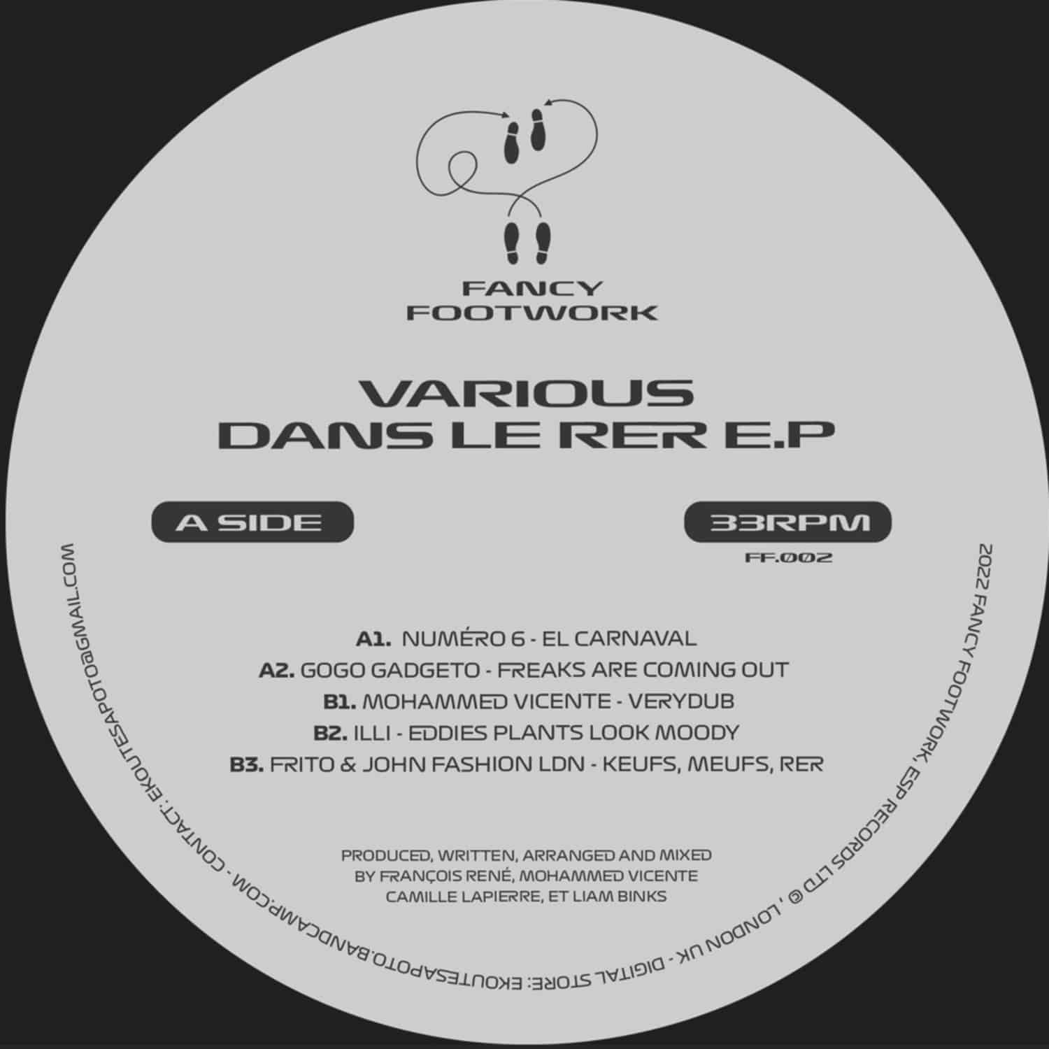 Various Artists - DANS LE RER EP