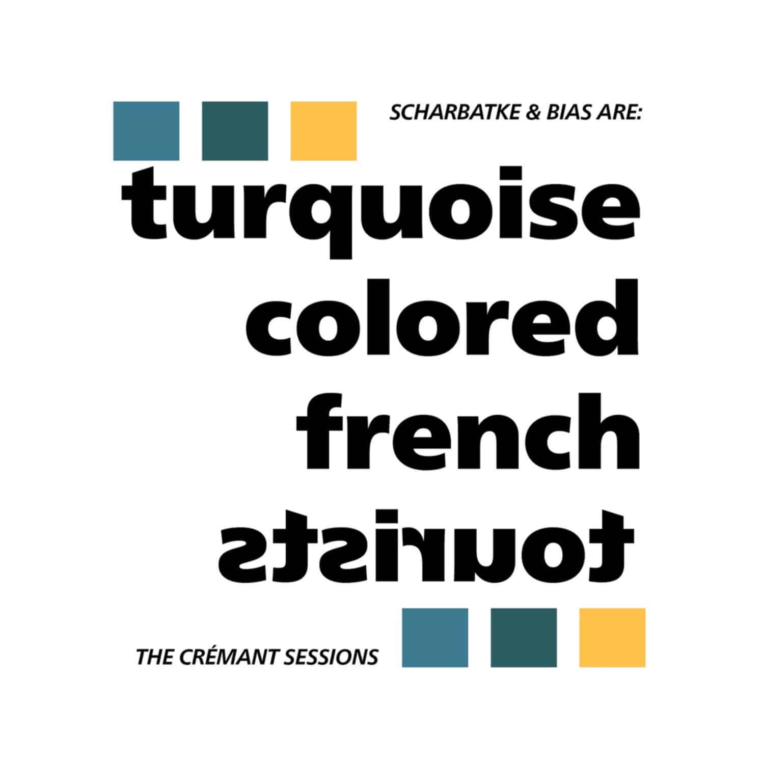 Turquoise Colored French Tourists - THE CREMANT SESSIONS