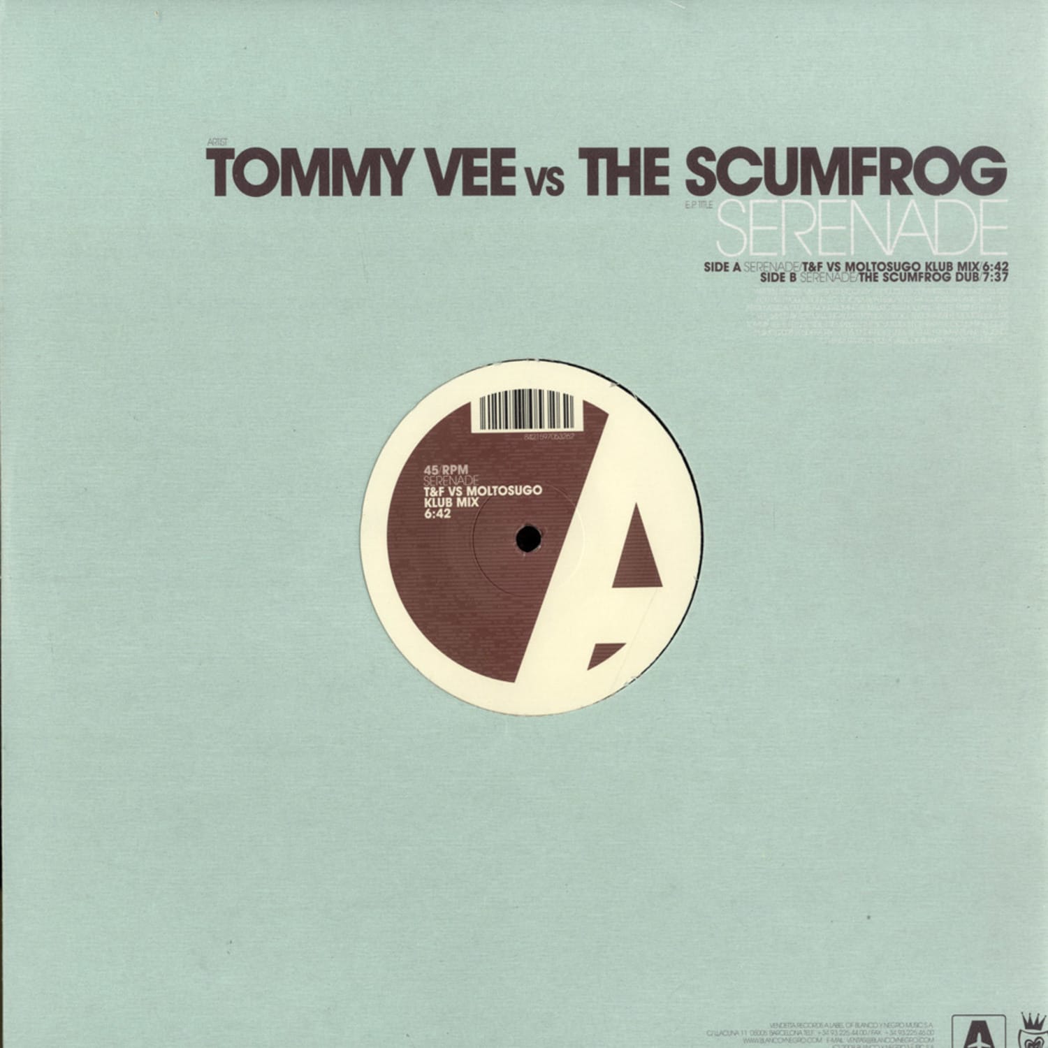Tommy Vee vs. Scumfrog - SERENADE