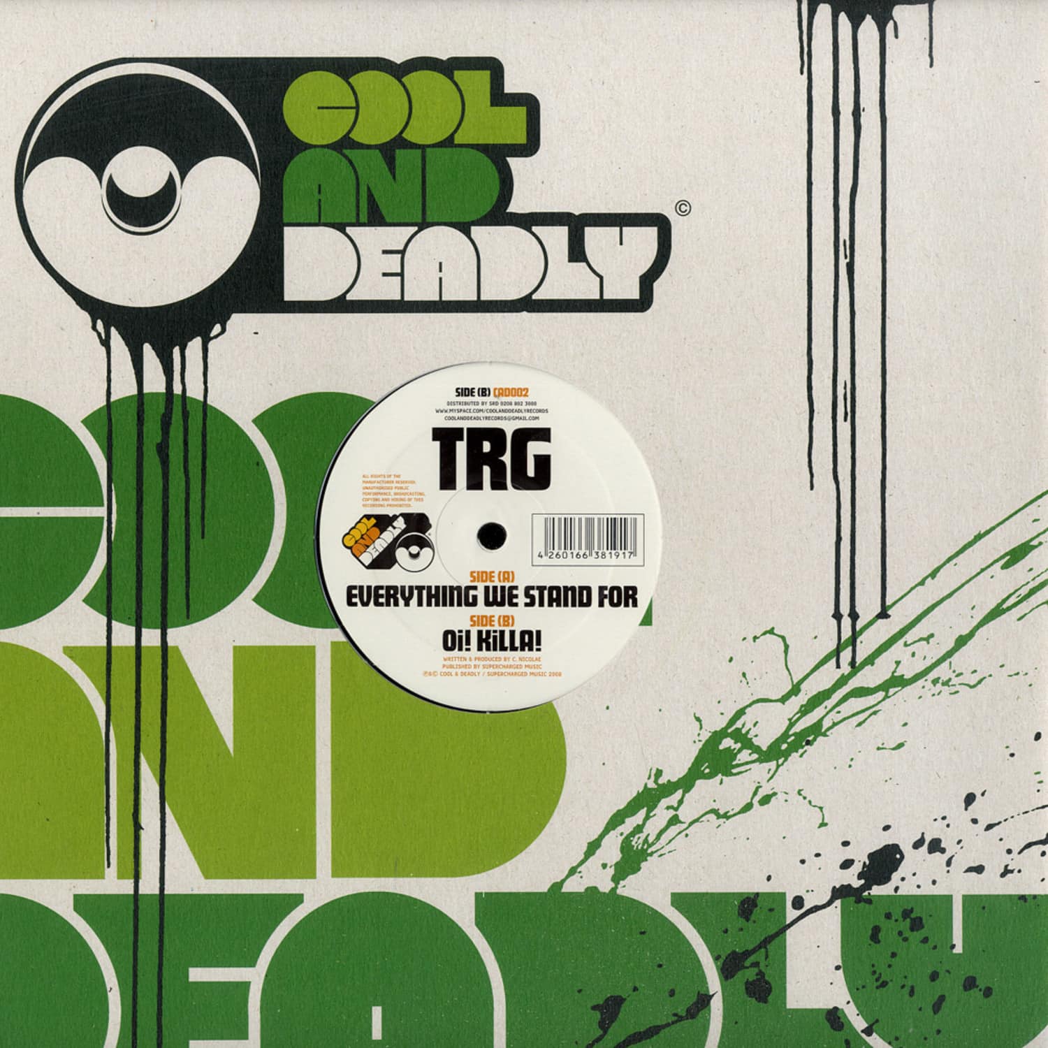 TRG - EVERYTHING WE STAND FOR /OI! KILLA!