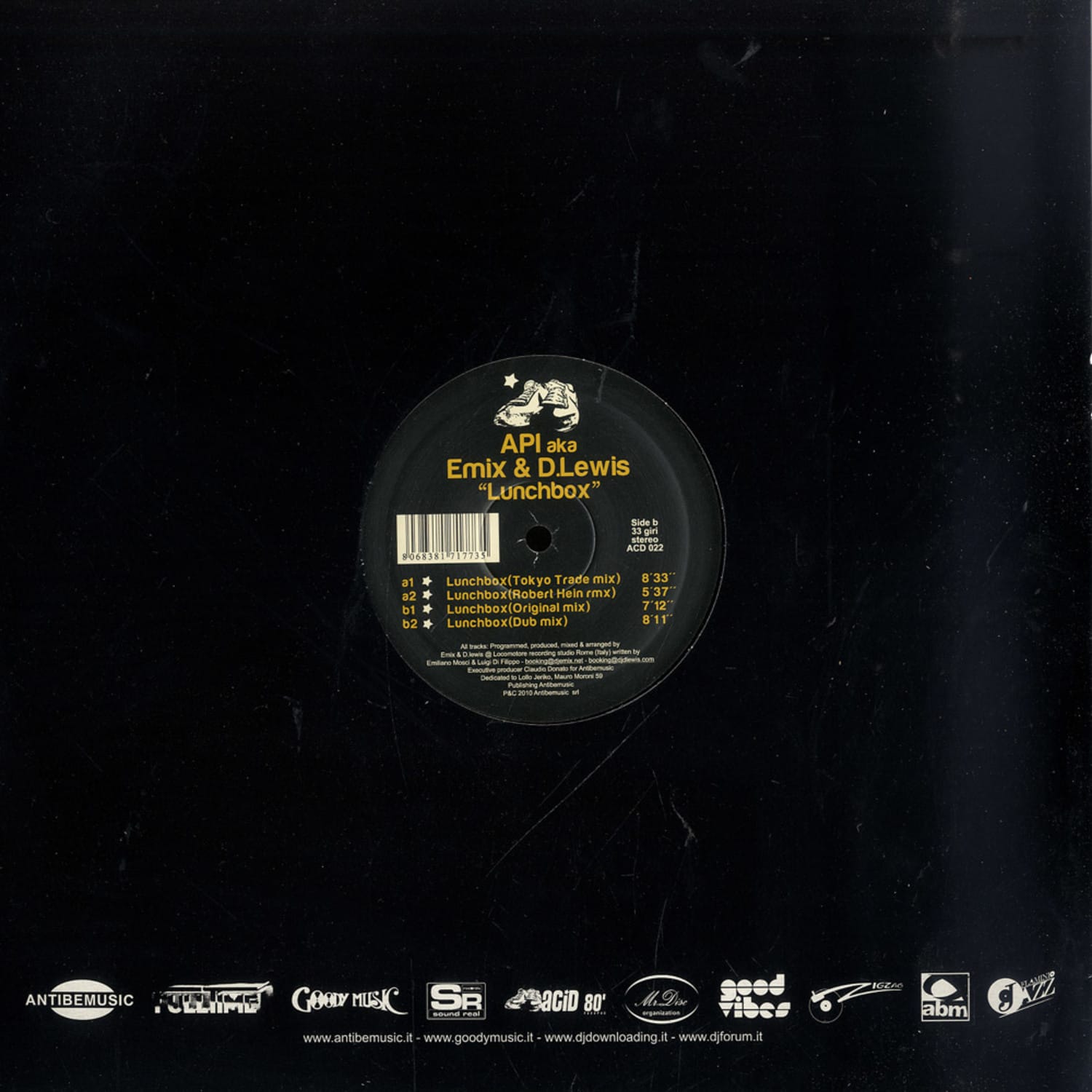 Api aka Emix & D Lewis - LUNCHBOX