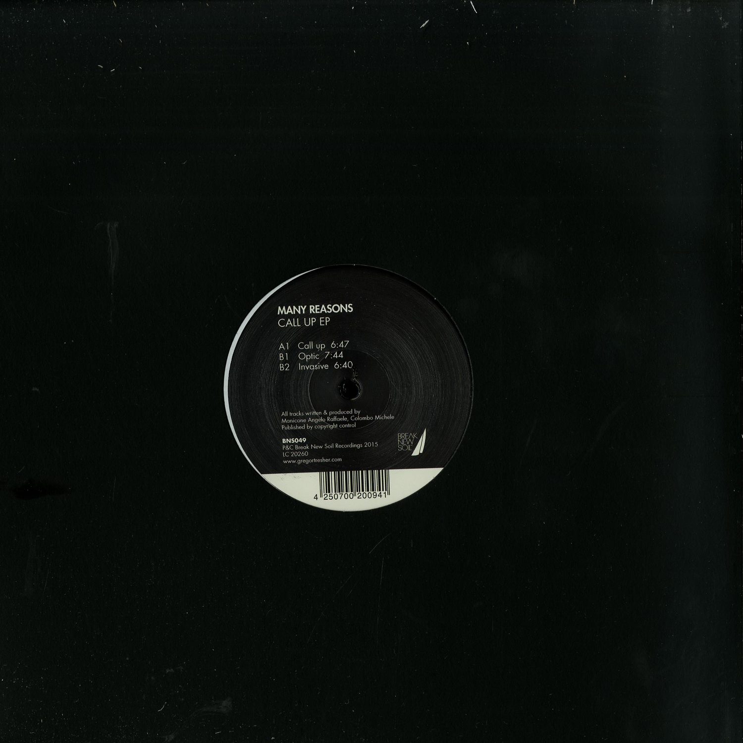 Many Reasons - CALL UP EP