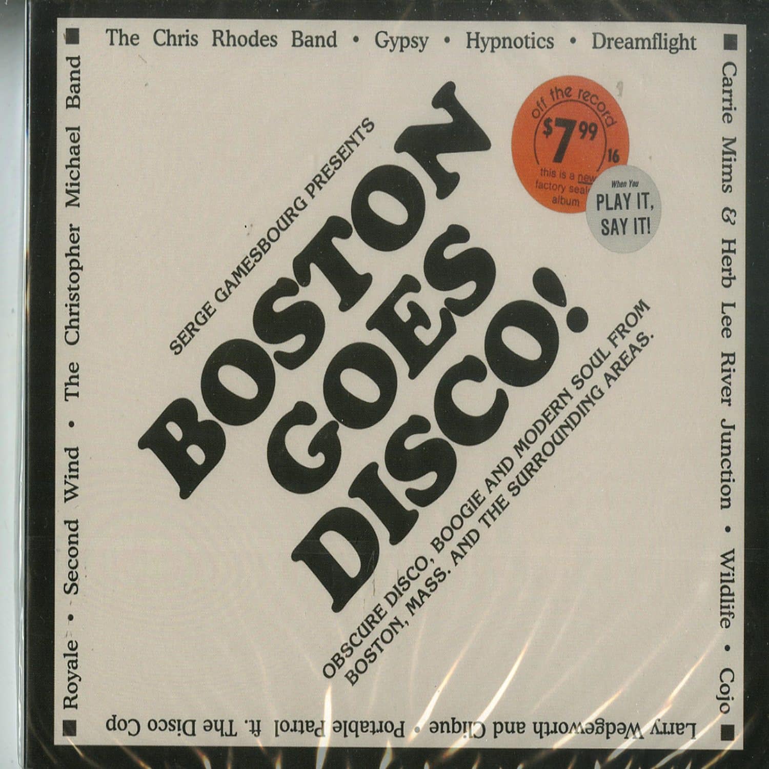 Various Artists - SERGE GAMESBOURG PRES. BOSTON GOES DISCO! 