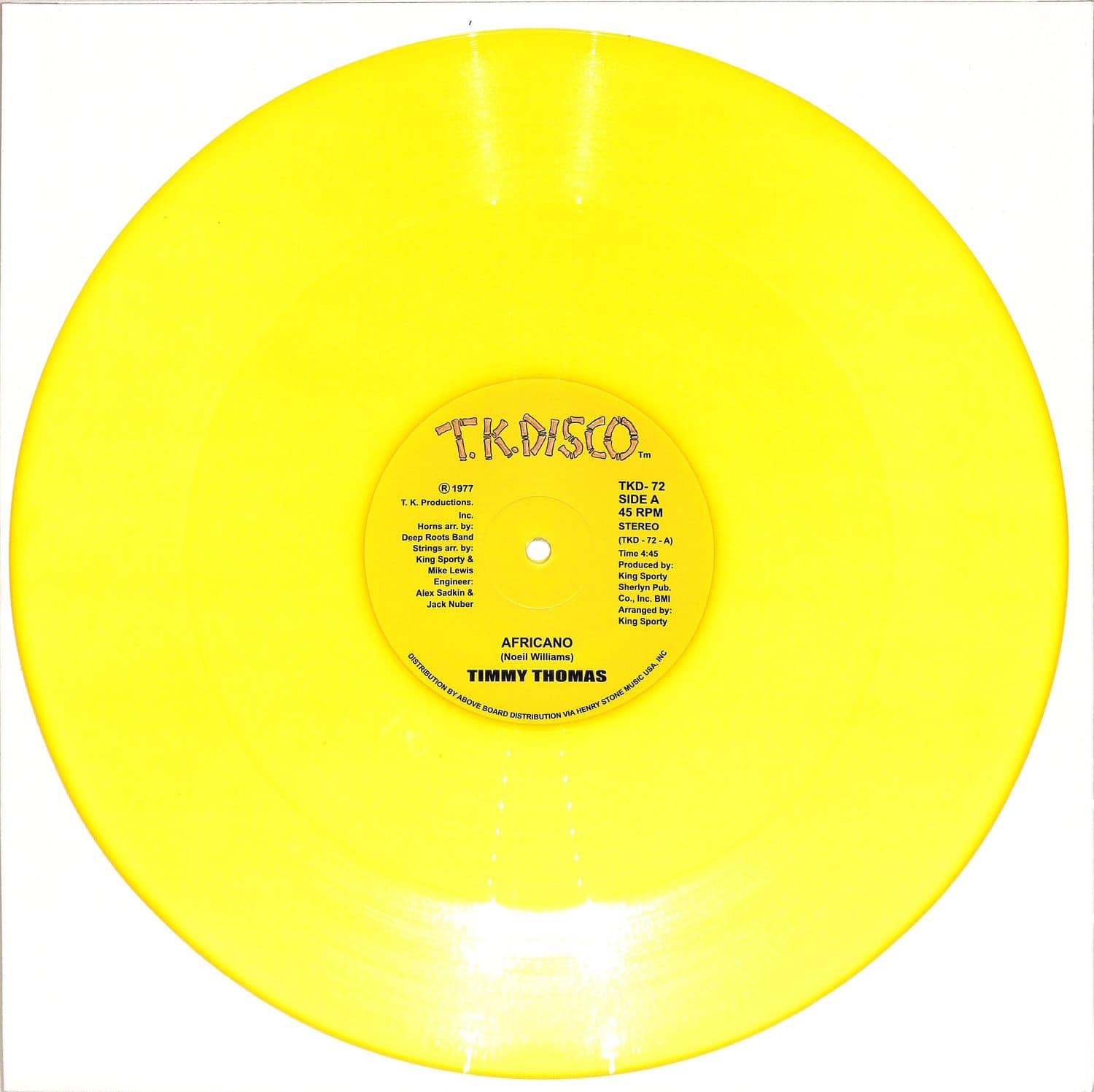 Timmy Thomas - AFRICANO 