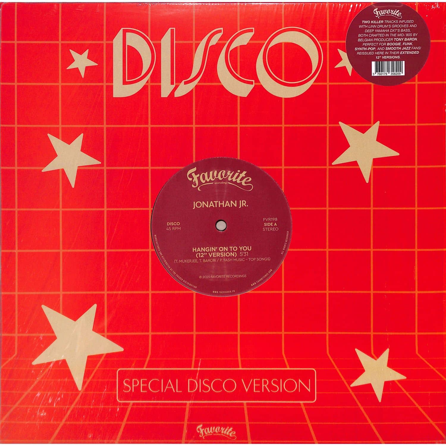 Jonathan Jr., Special Occasion - HANGIN ON TO YOU / FLYIN TO SANTA BARBARA