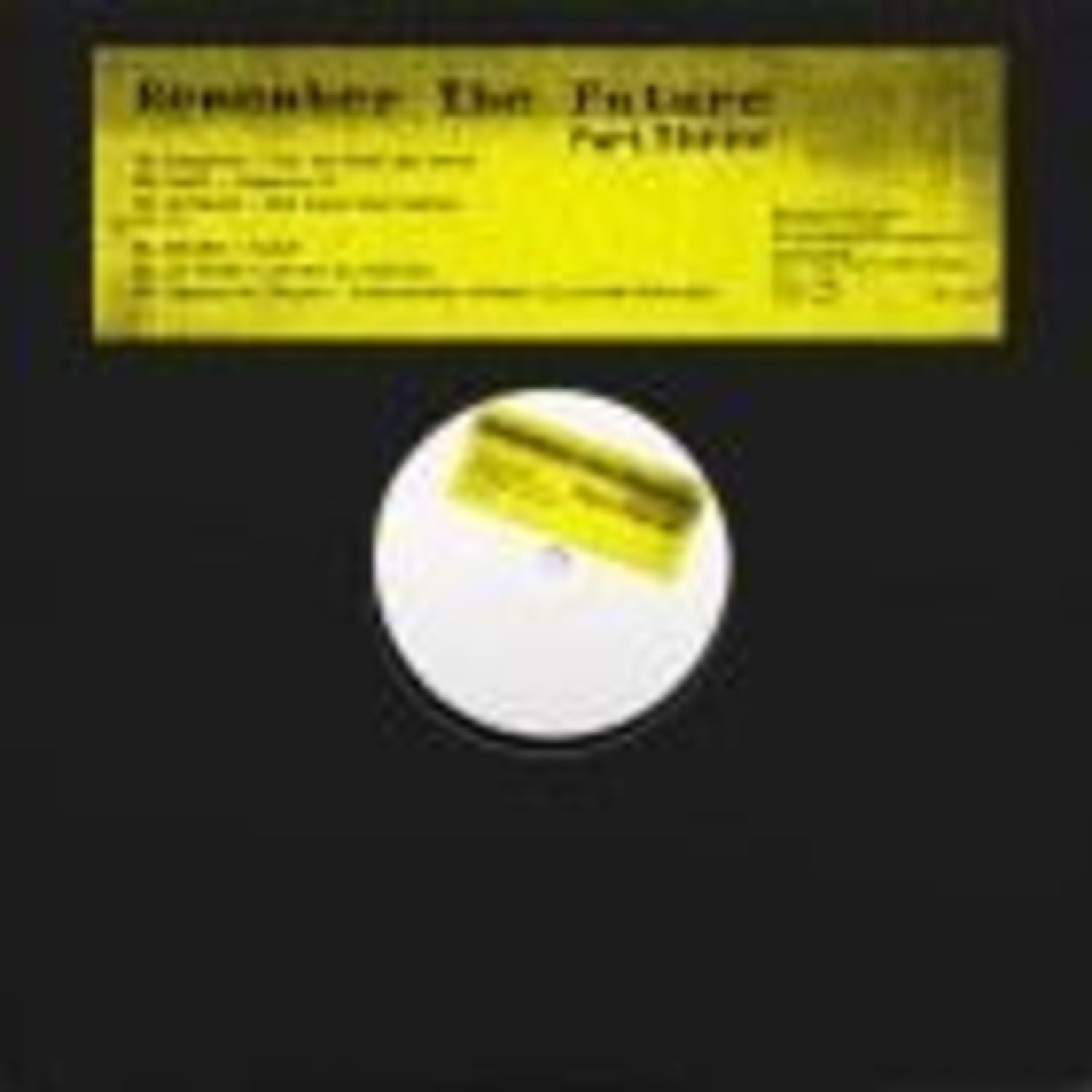 Various Artists - REMEMBER THE FUTURE PART 3