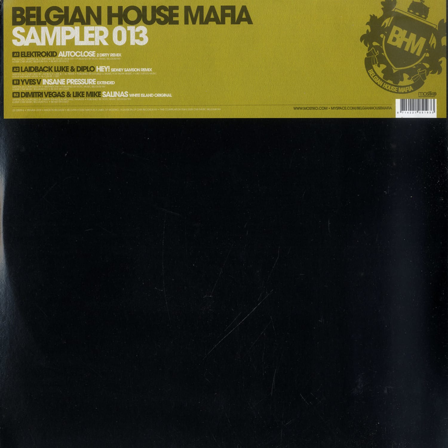 Various Artist - BELGIAN HOUSE MAFIA SAMPLER 13