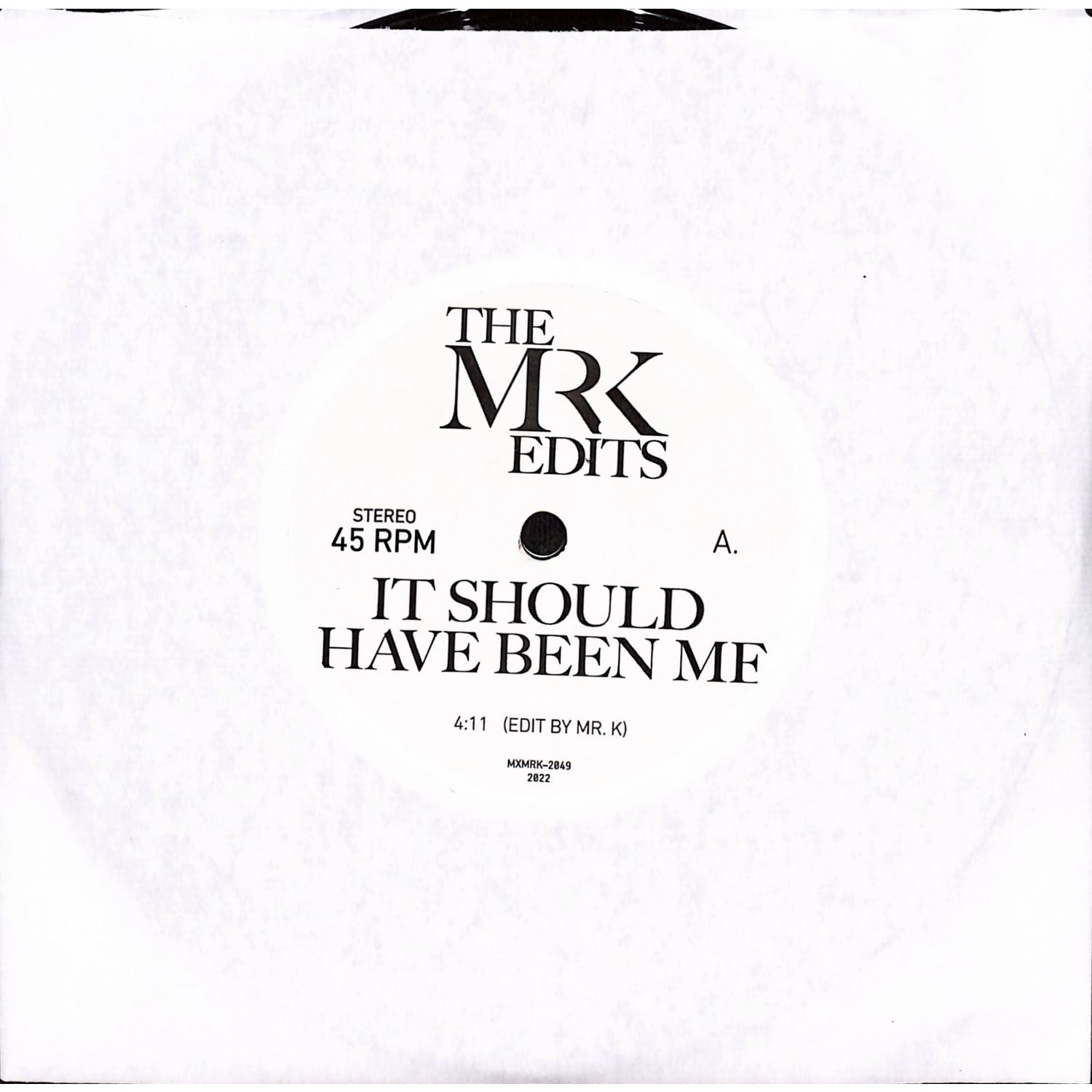 Mr K Edits - IT SHOULD HAVE BEEN ME/BRAND NEW LOVER 
