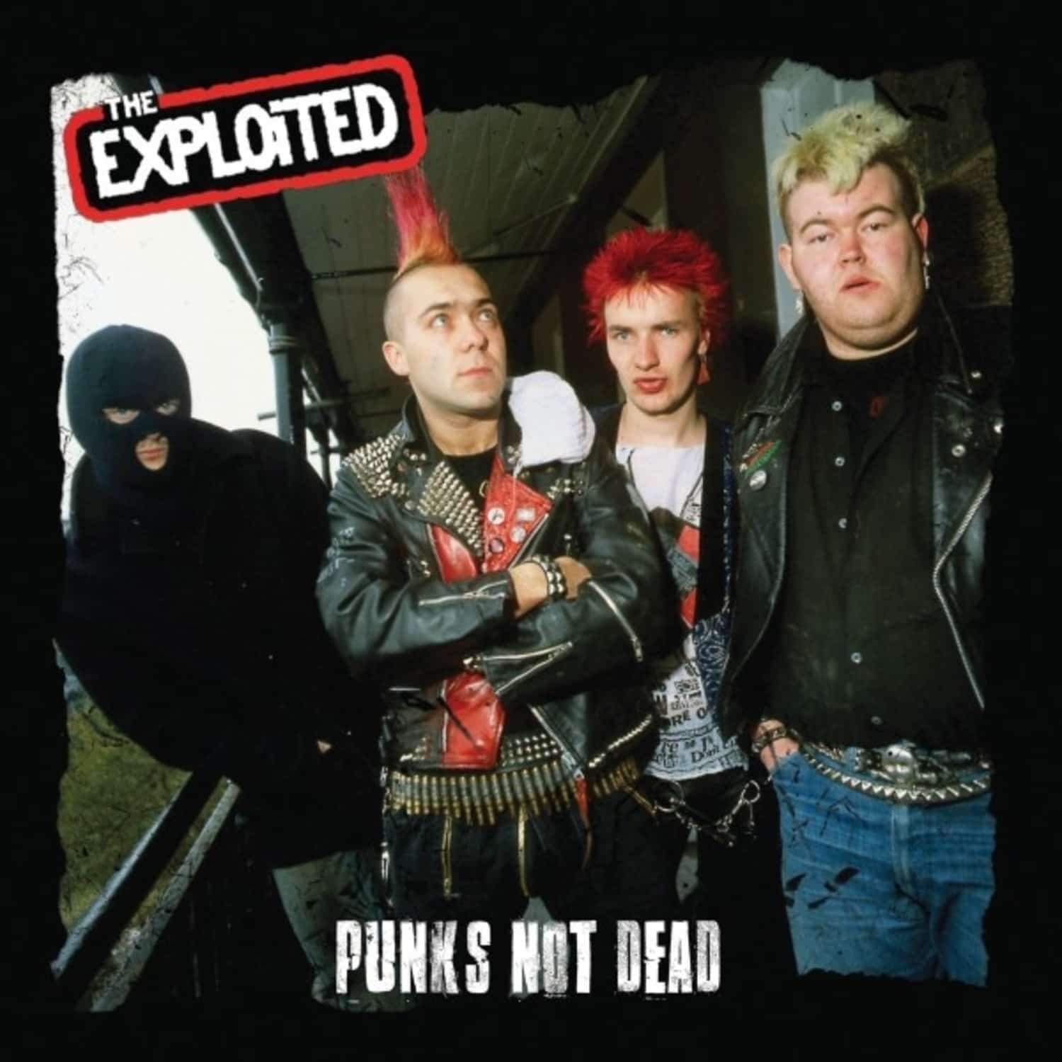 The Exploited - PUNK S NOT DEAD RED / BLACK SPLATTER 