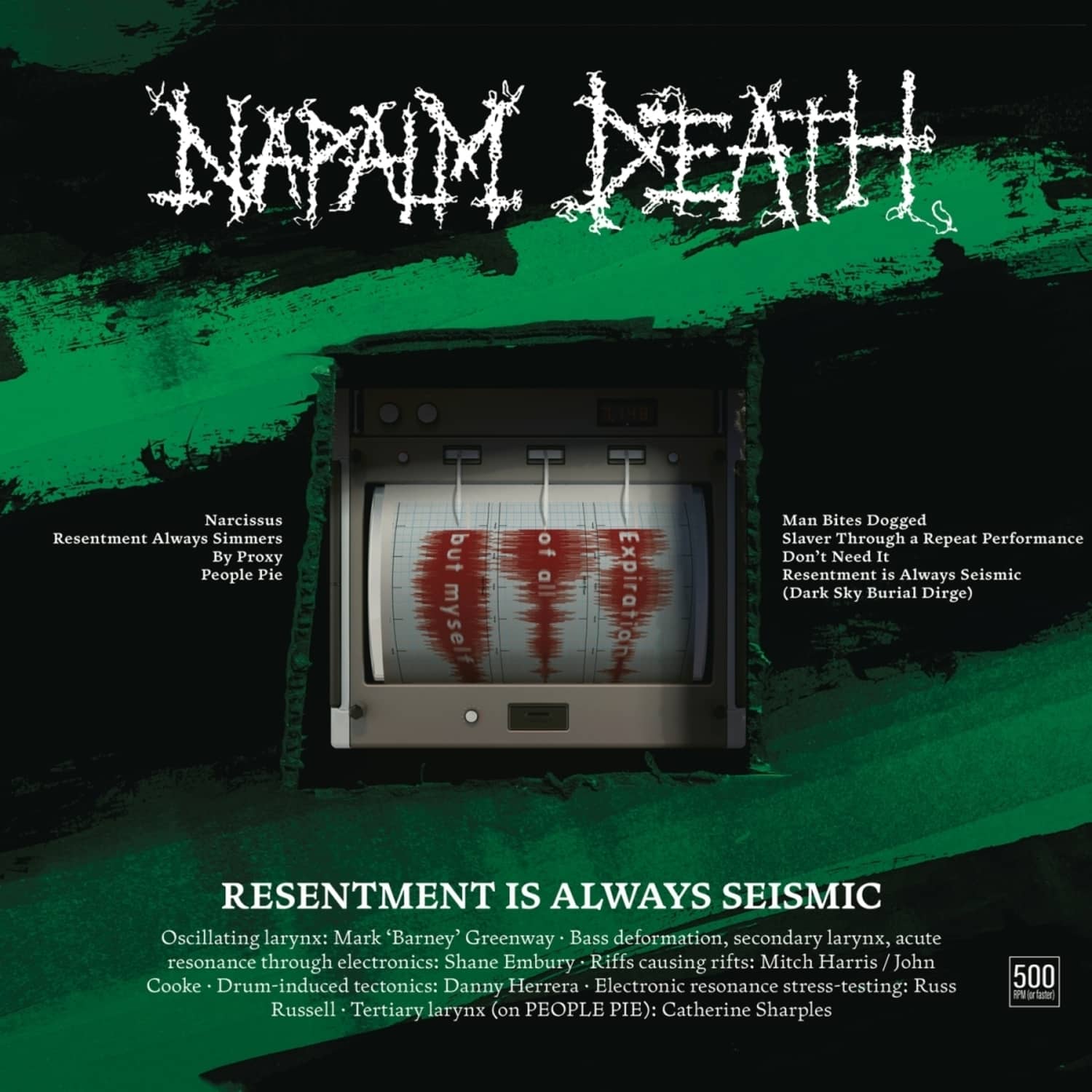 Napalm Death - RESENTMENT IS ALWAYS SEISMIC - A FINAL THROW OF TH 