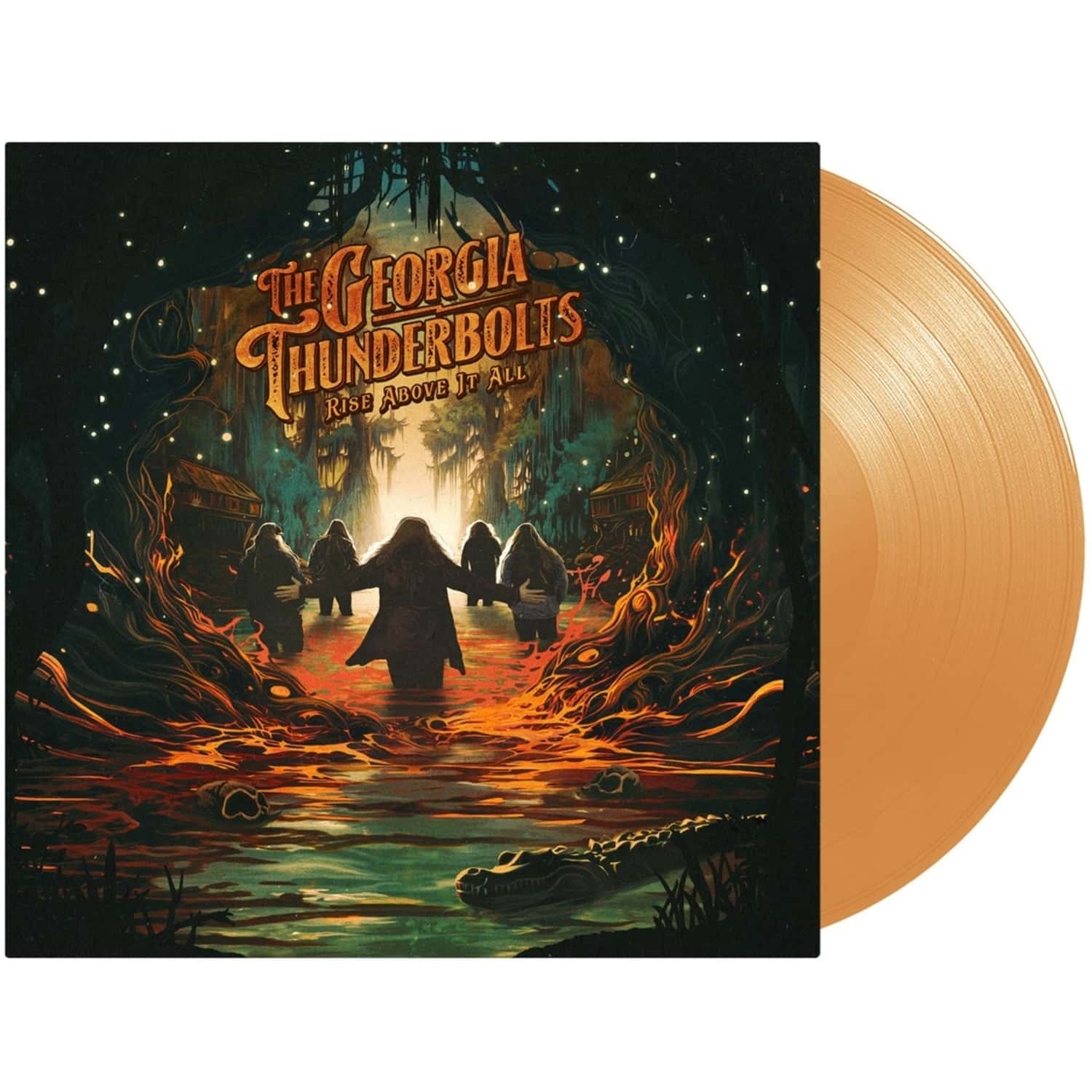 The Georgia Thunderbolts - RISE ABOVE IT ALL - LP TRANSPARENT ORANGE VINYL 