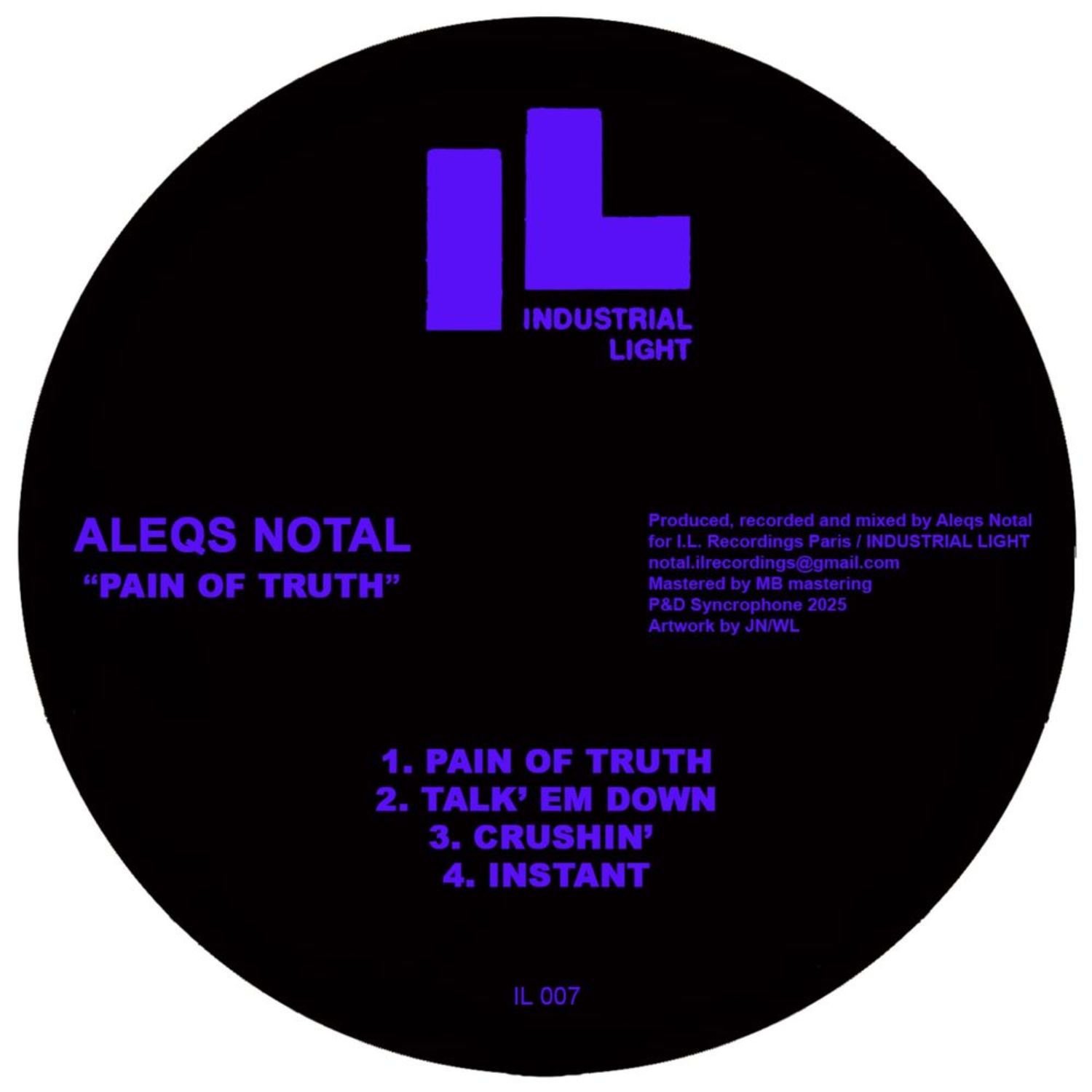 Aleqs Notal - PAIN OF TRUTH EP