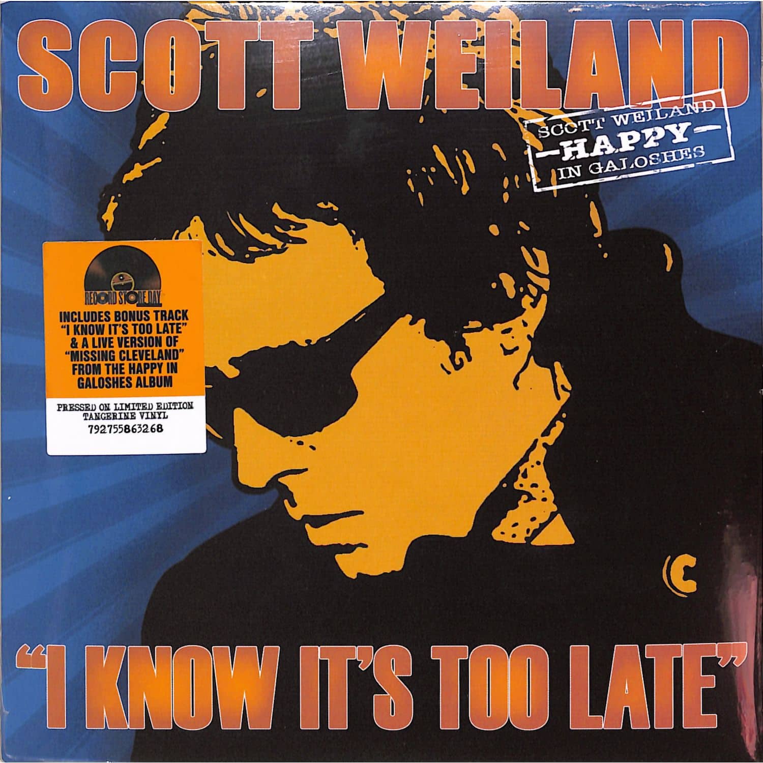 Scott Weiland - I KNOW ITS TOO LATE 