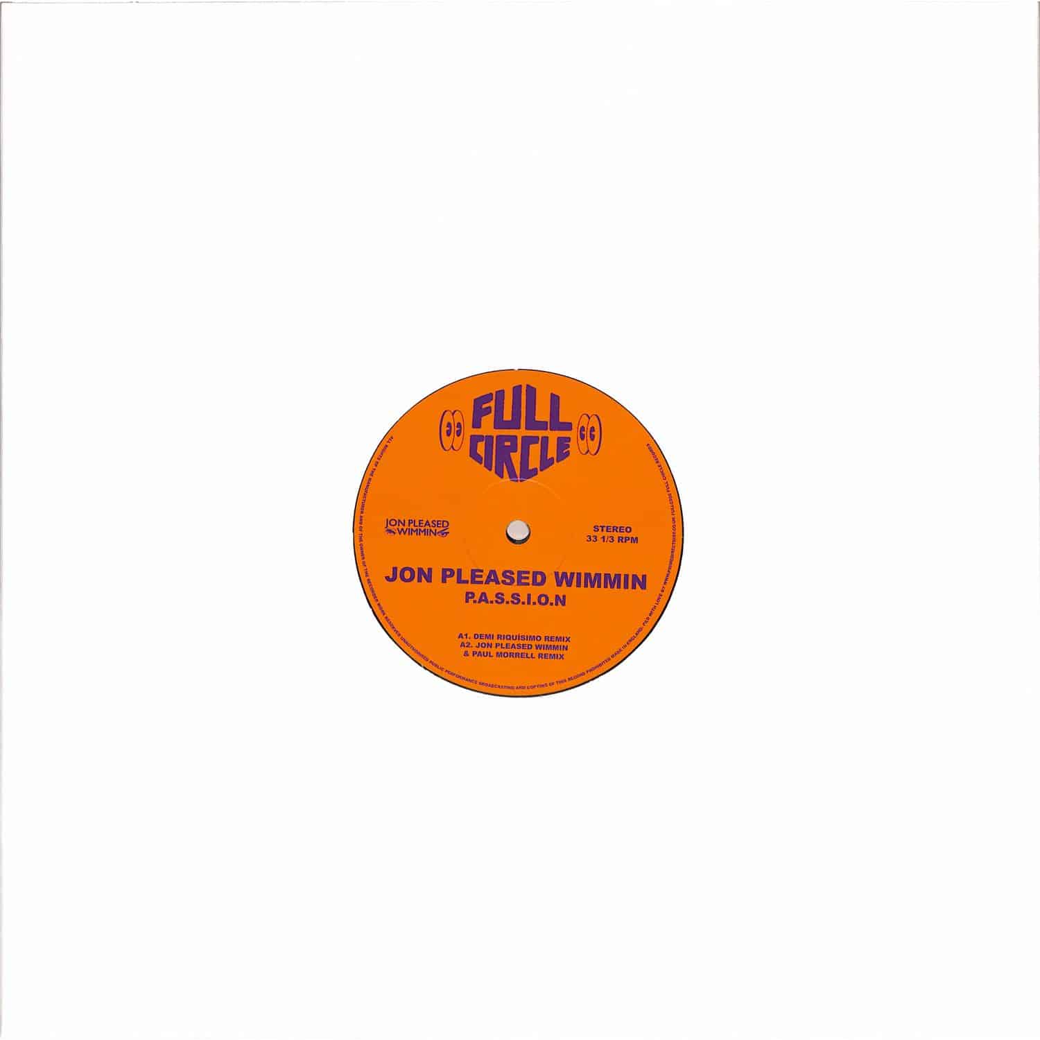 Jon Pleased Wimmin - P.A.S.S.I.O.N