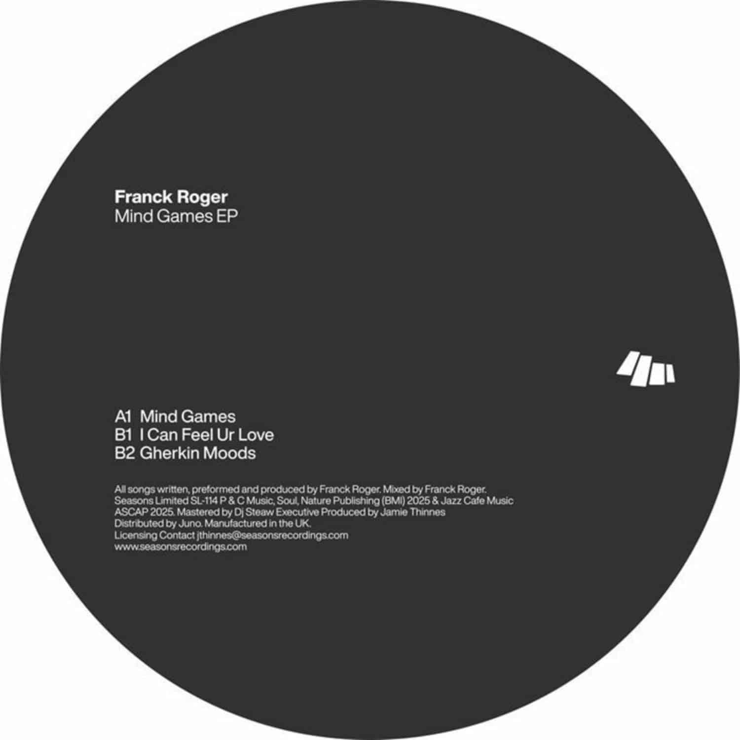 Franck Roger - MIND GAMES EP