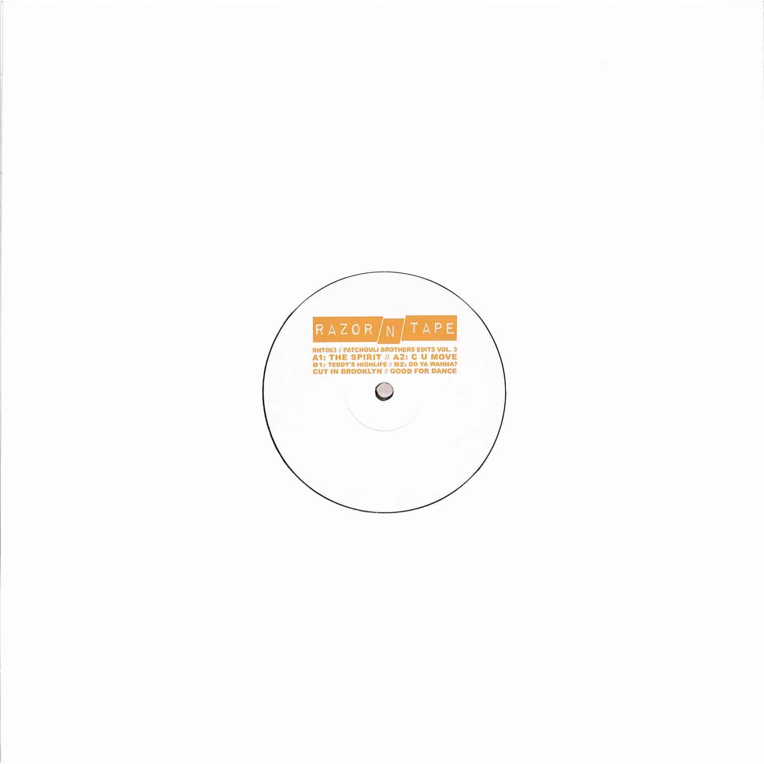 The Patchouli Brothers - PATCHOULI BROTHERS EDITS PT. 3